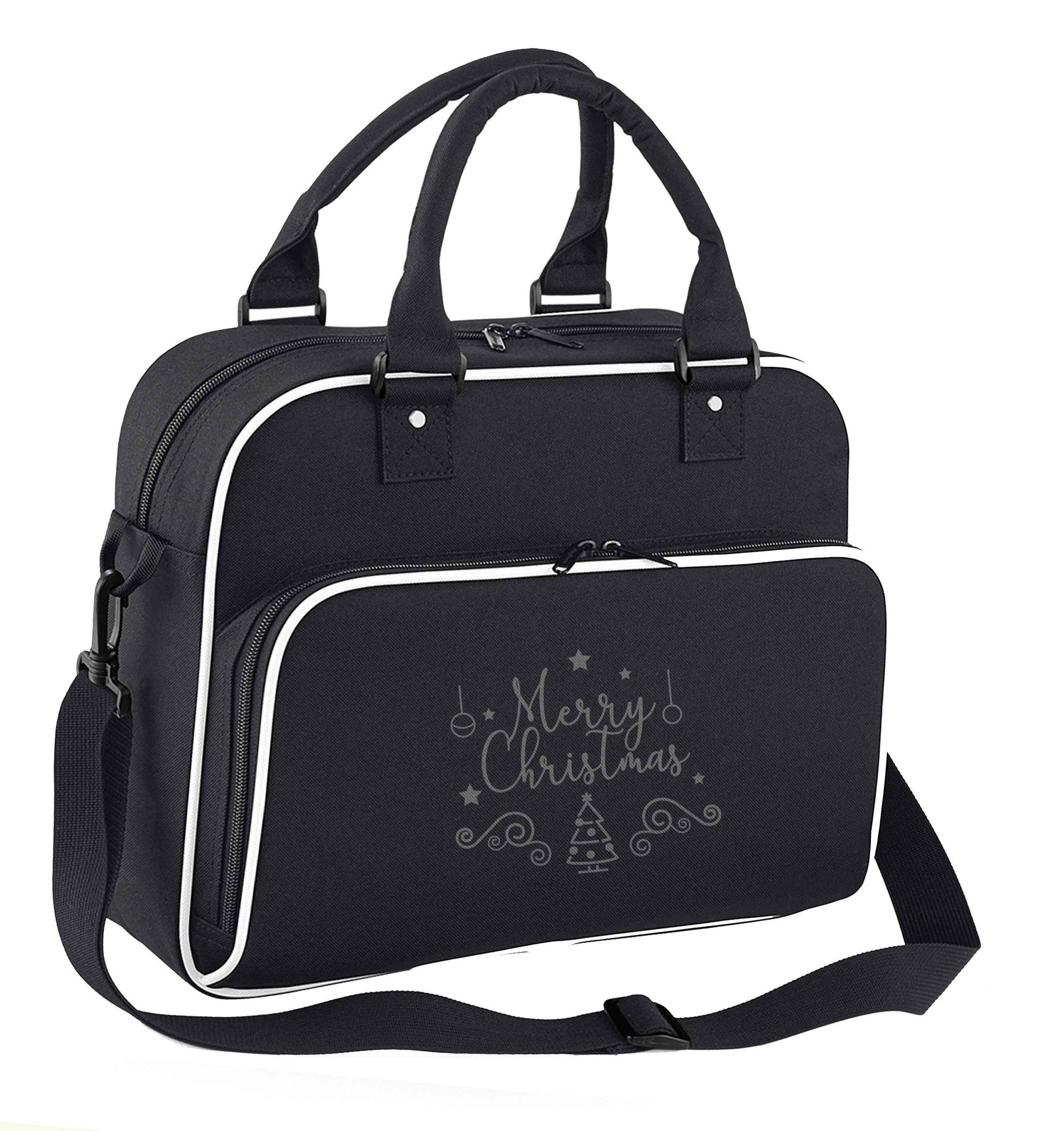 Happy New Year 2023 children's dance bag black with white detail