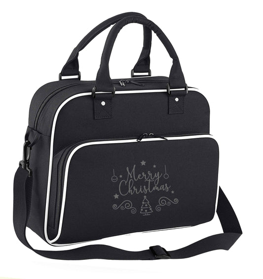 Happy New Year 2023 children's dance bag black with white detail