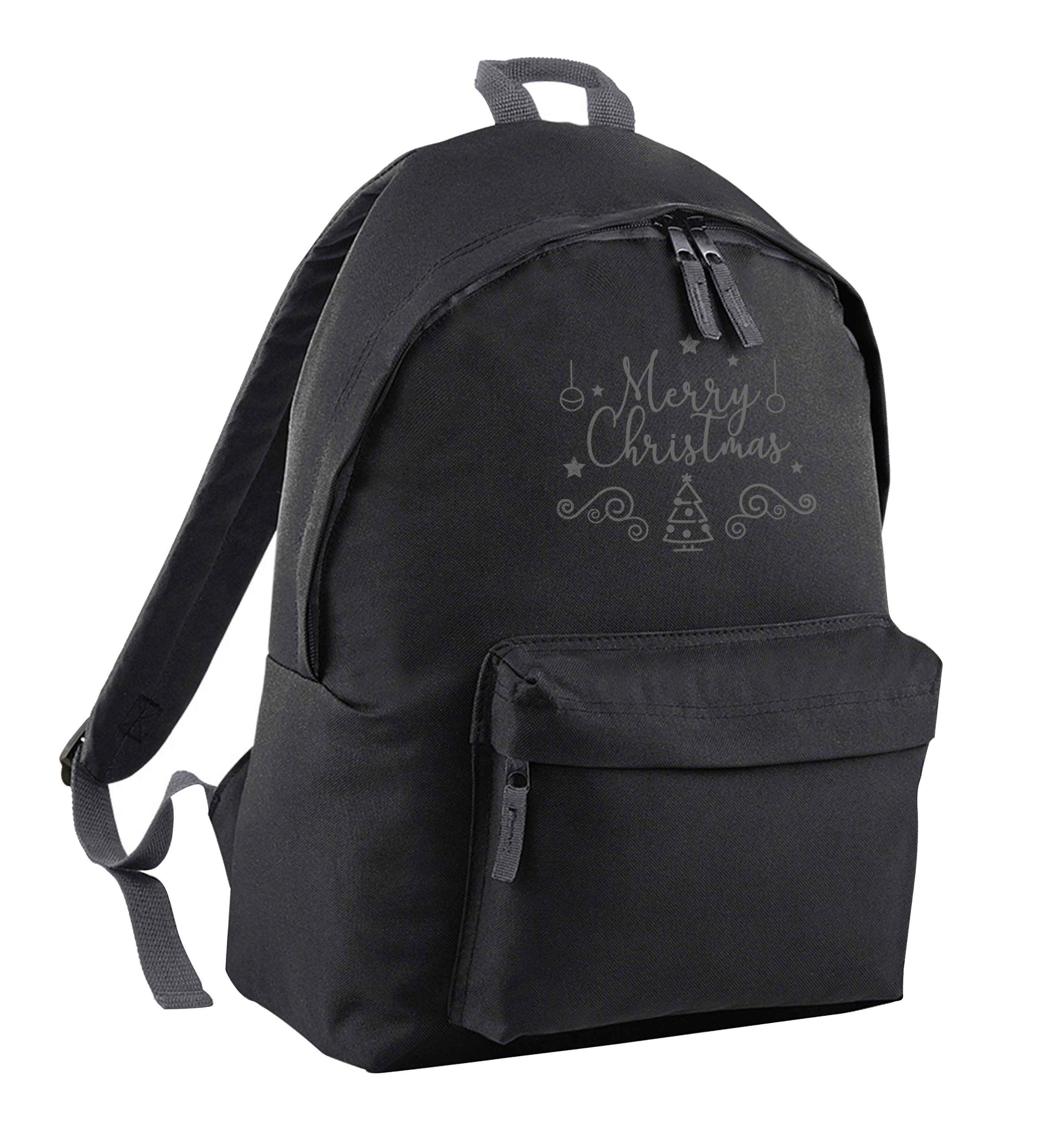 Happy New Year 2023 black adults backpack