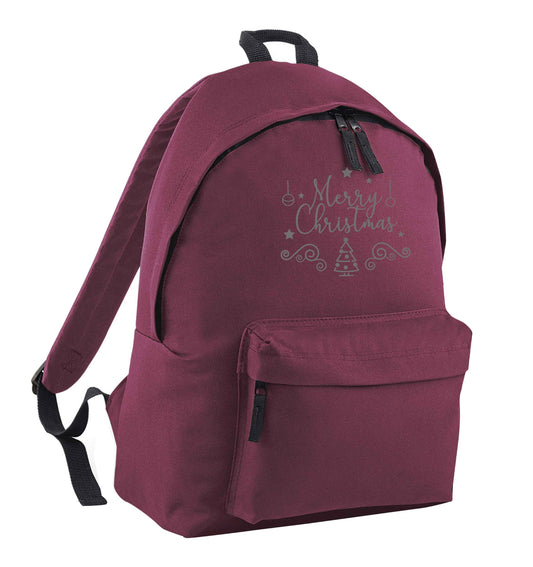 Happy New Year 2023 maroon children's backpack