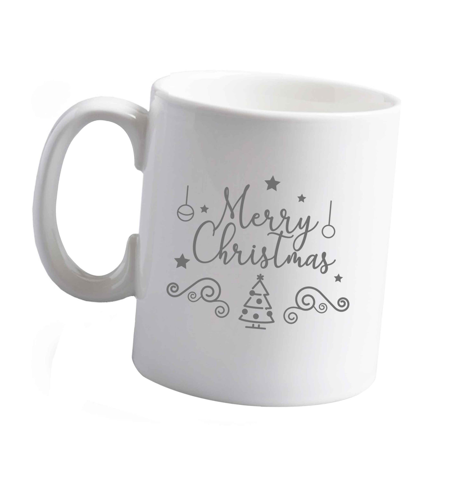 10 oz Tis The Season to Drink Whisky ceramic mug right handed