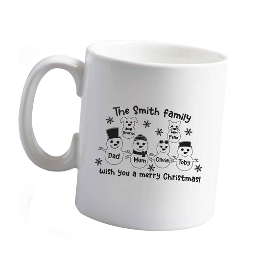 10 oz Tis The Season to Drink Whisky ceramic mug right handed