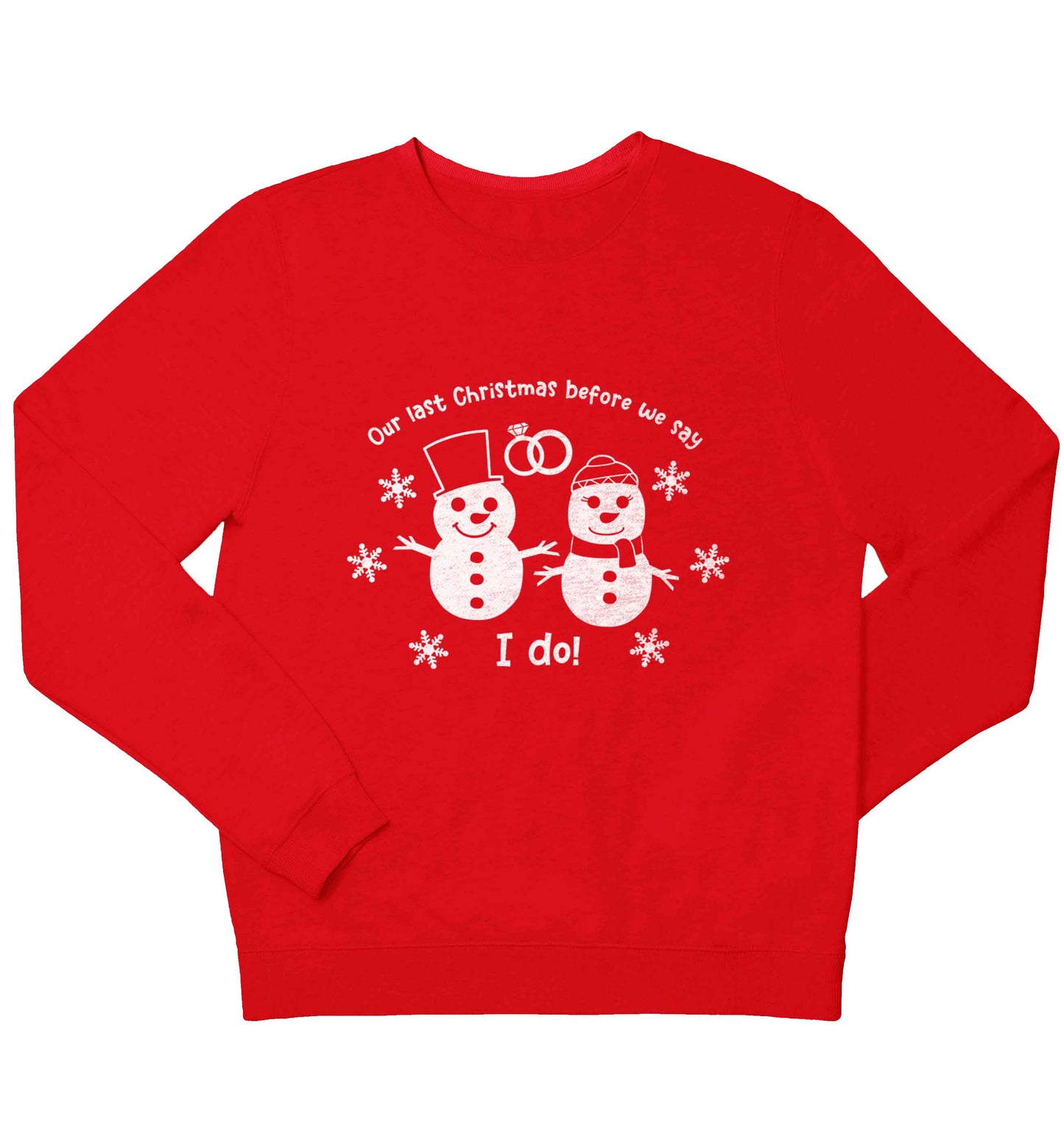 Last Christmas before we say I do children's grey sweater 12-13 Years