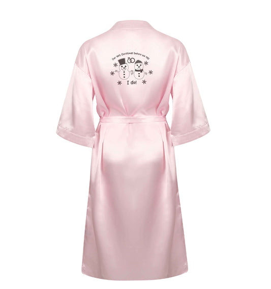 Last Christmas before we say I do XL/XXL pink ladies dressing gown size 16/18