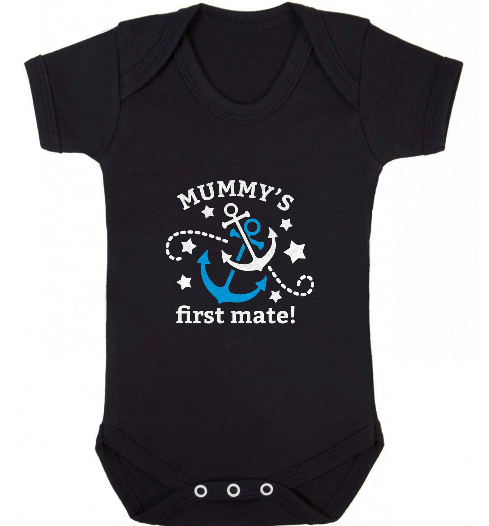 Mummy's First Mate baby vest black 18-24 months