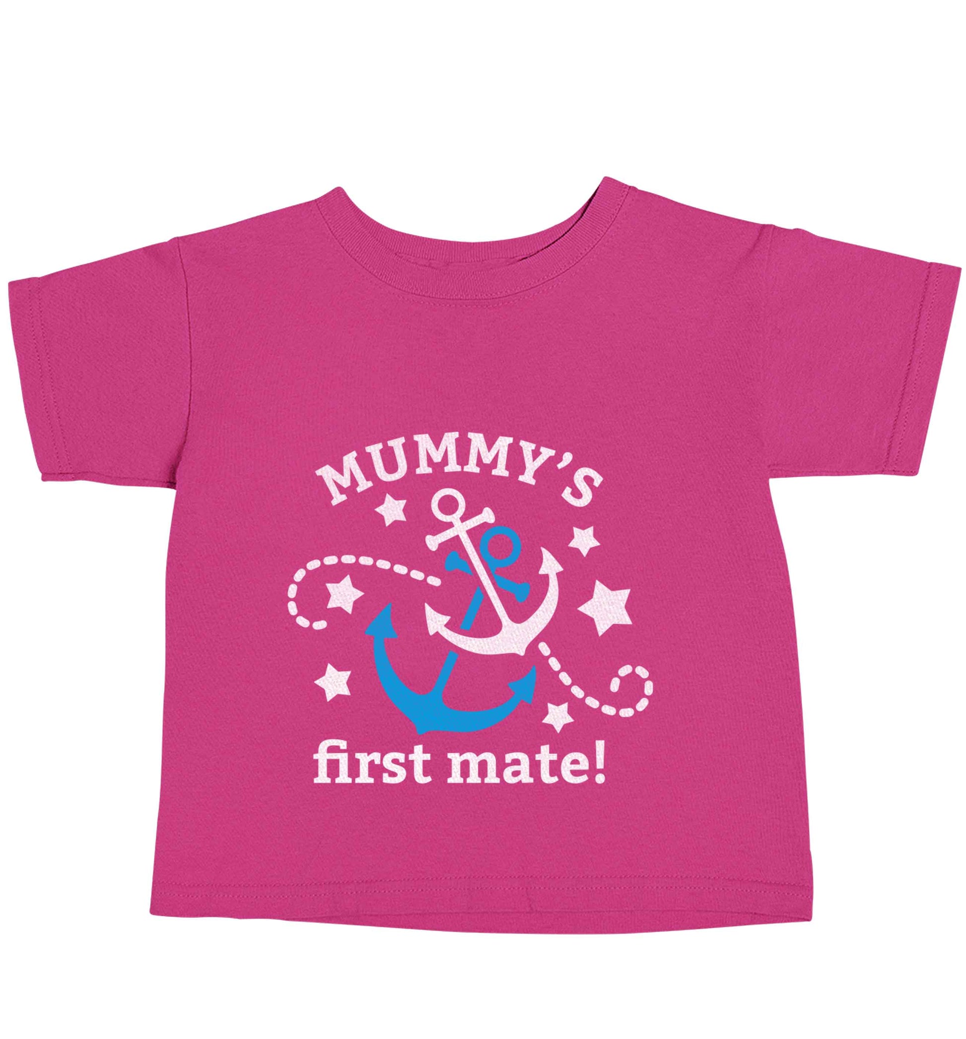 Mummy's First Mate pink baby toddler Tshirt 2 Years