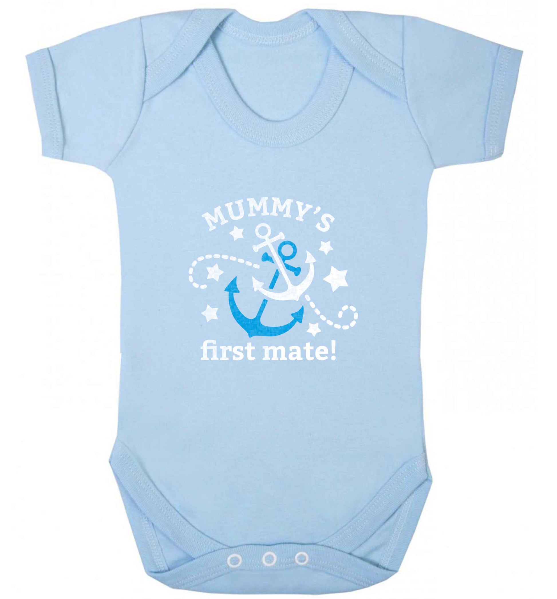 Mummy's First Mate baby vest pale blue 18-24 months