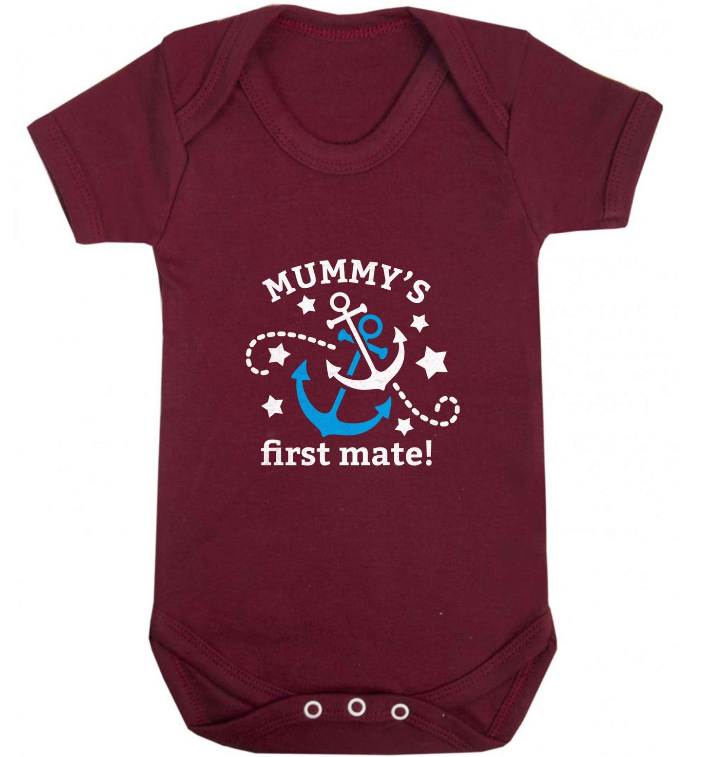 Mummy's First Mate baby vest maroon 18-24 months