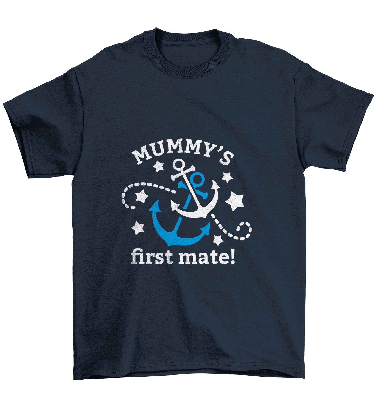 Mummy's First Mate Children's navy Tshirt 12-13 Years