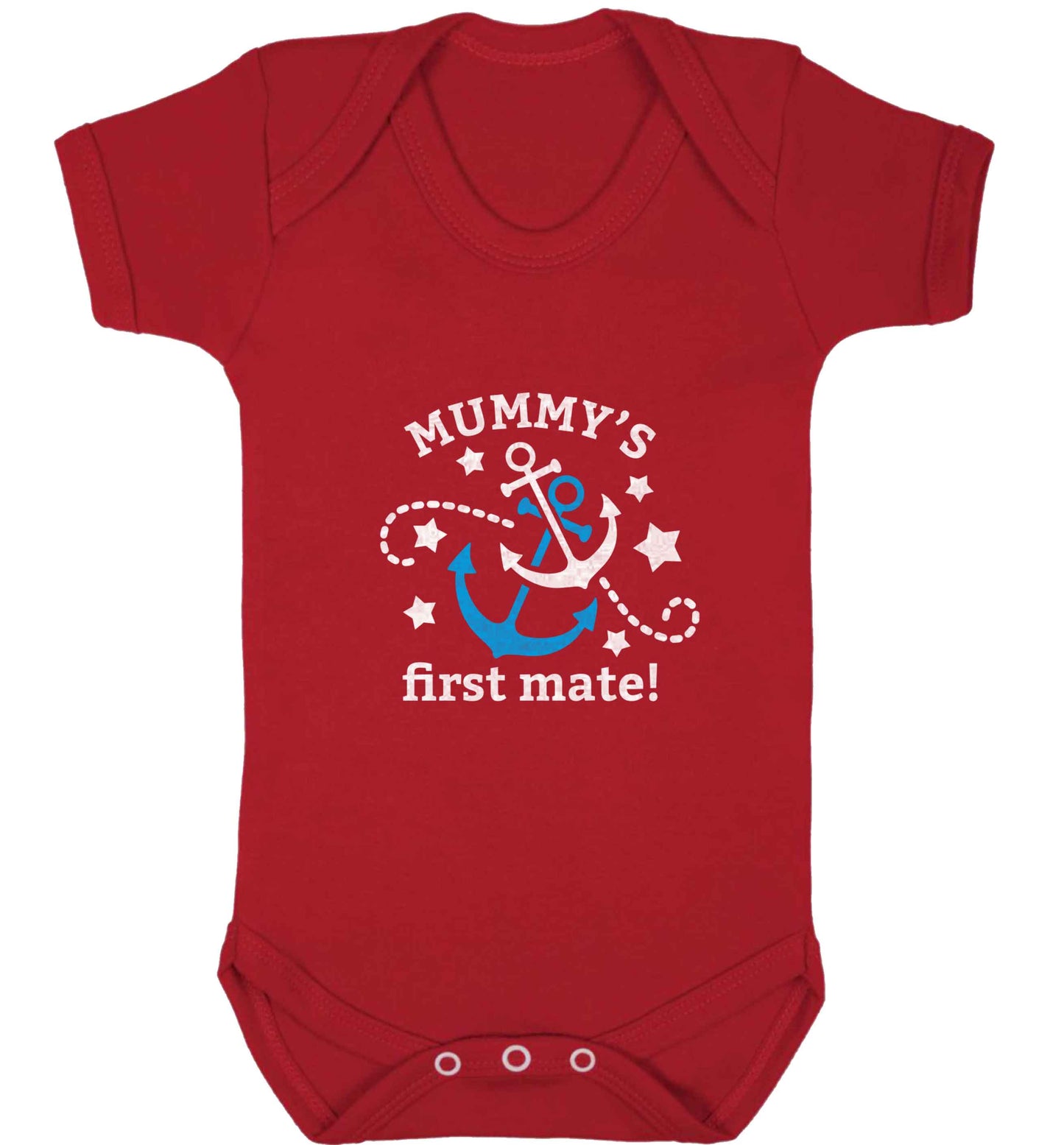 Mummy's First Mate baby vest red 18-24 months