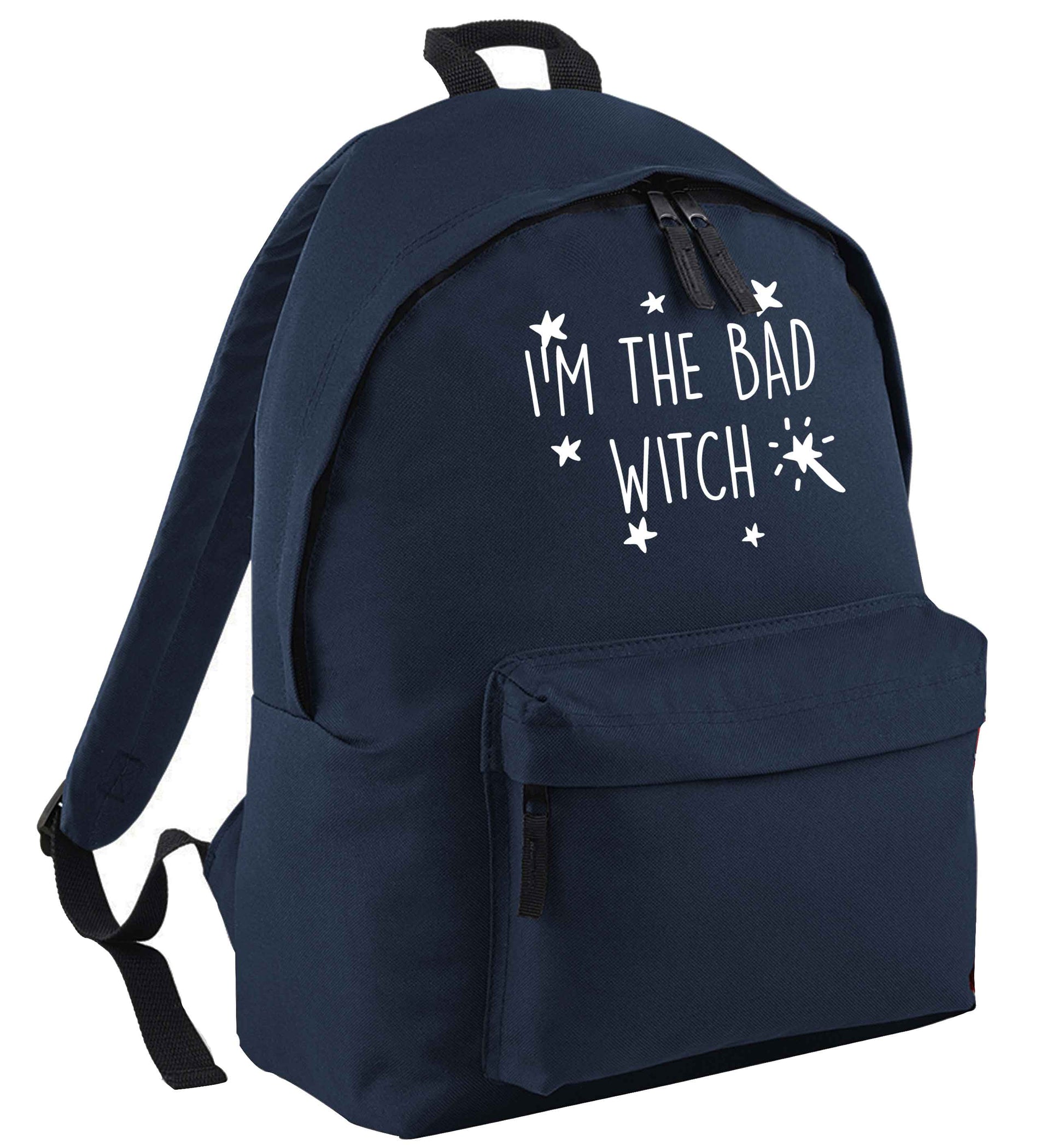 Bad witch navy adults backpack