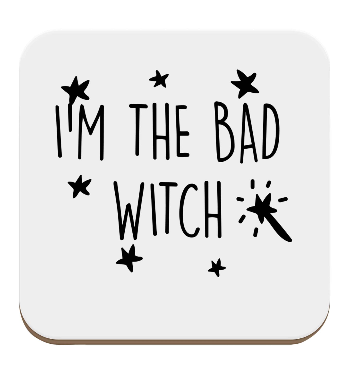 Bad witch set of four coasters