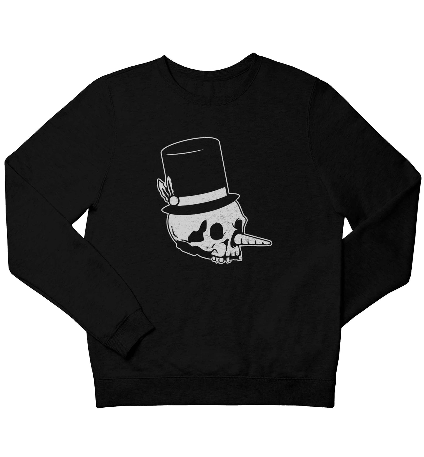 Snowman punk children's black sweater 12-13 Years