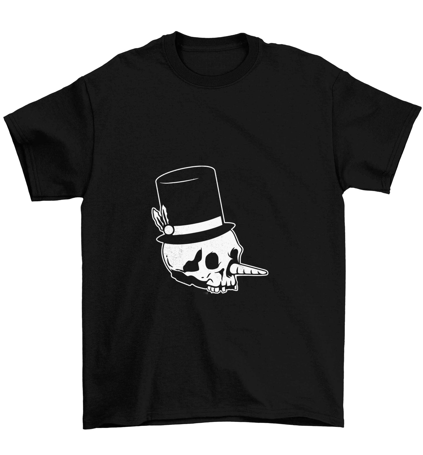 Snowman punk Children's black Tshirt 12-13 Years