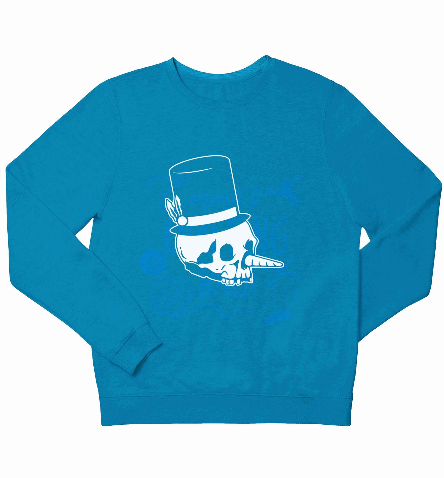 Snowman punk children's blue sweater 12-13 Years