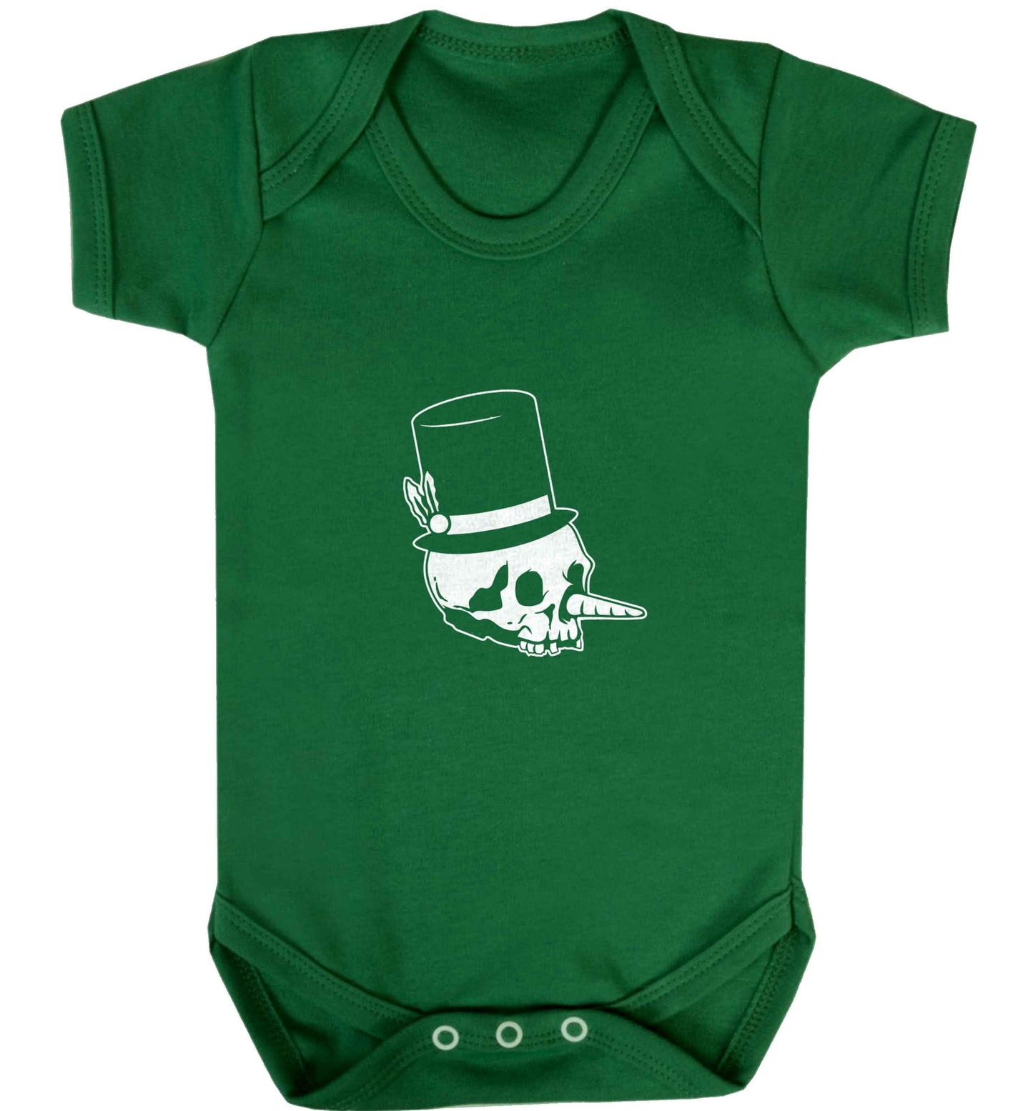 Snowman punk baby vest green 18-24 months