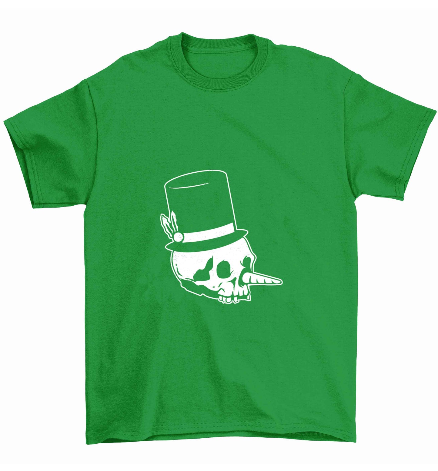 Snowman punk Children's green Tshirt 12-13 Years