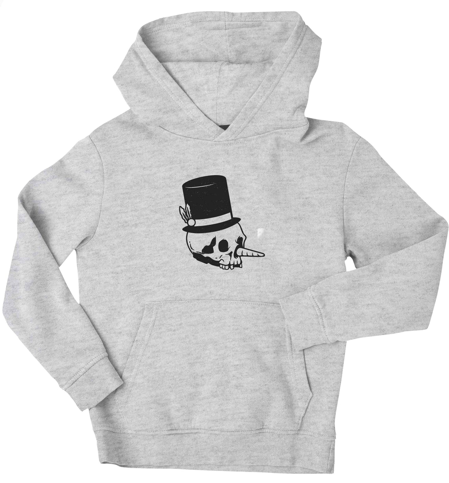 Snowman punk children's grey hoodie 12-13 Years