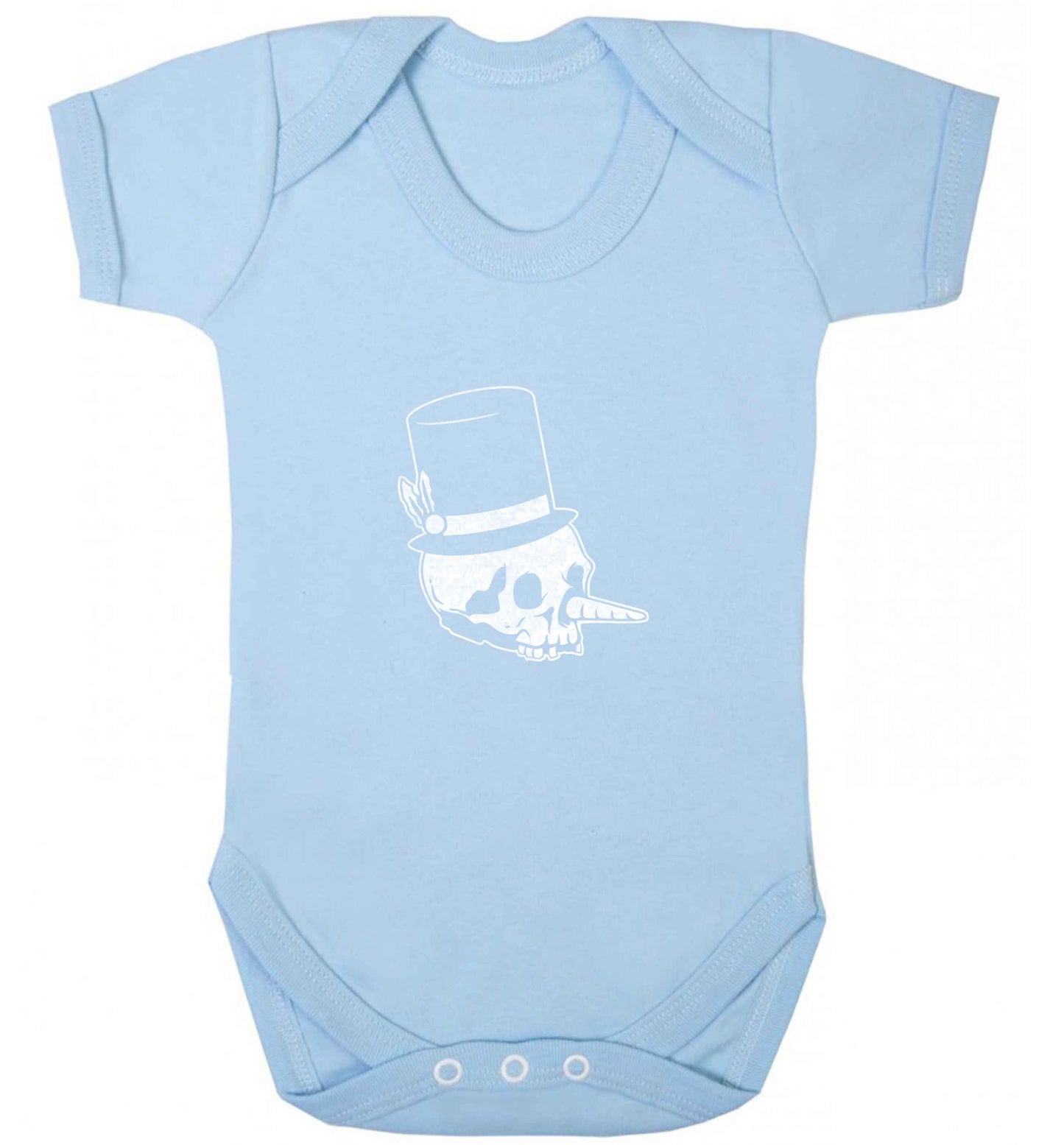 Snowman punk baby vest pale blue 18-24 months