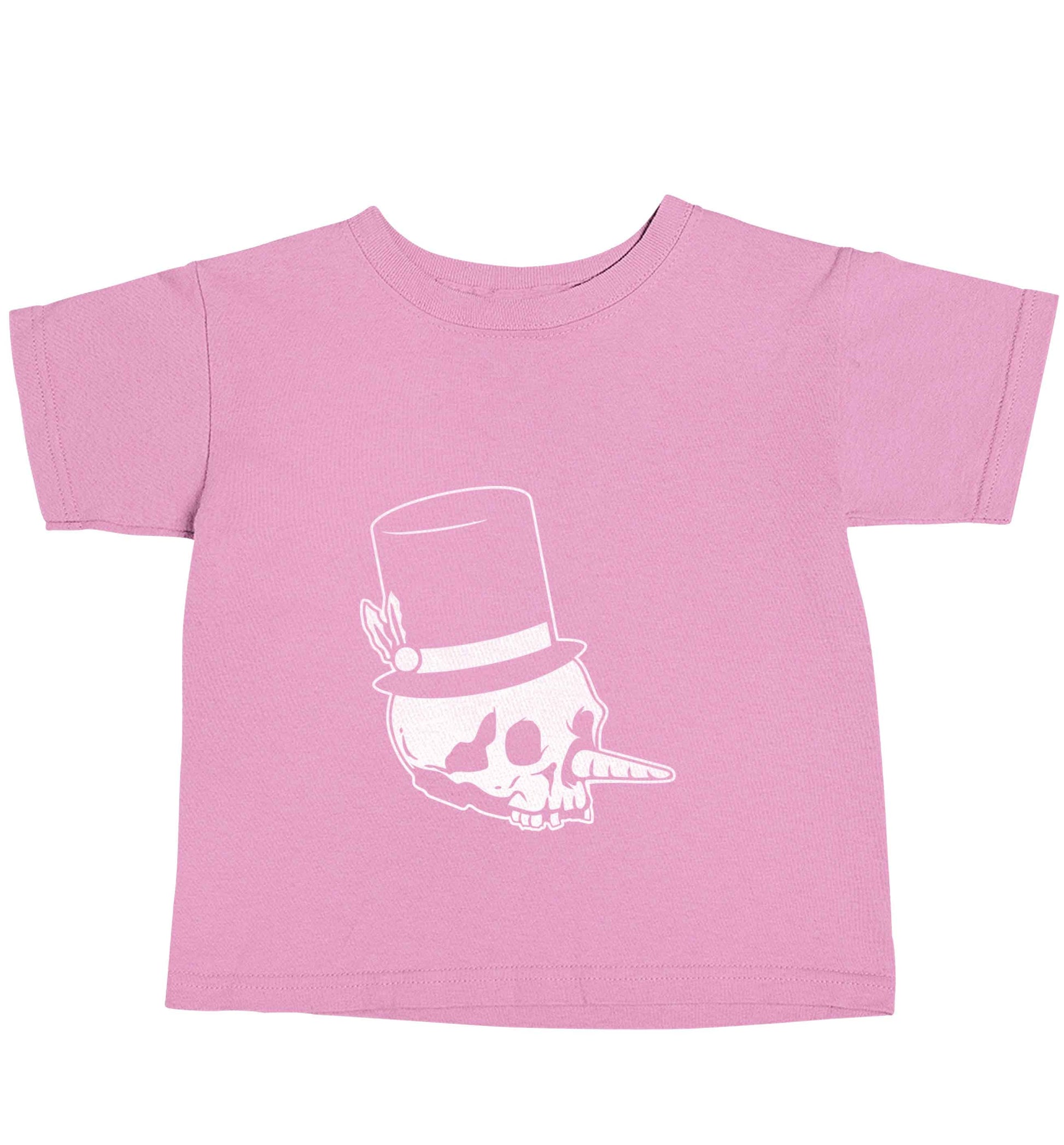 Snowman punk light pink baby toddler Tshirt 2 Years