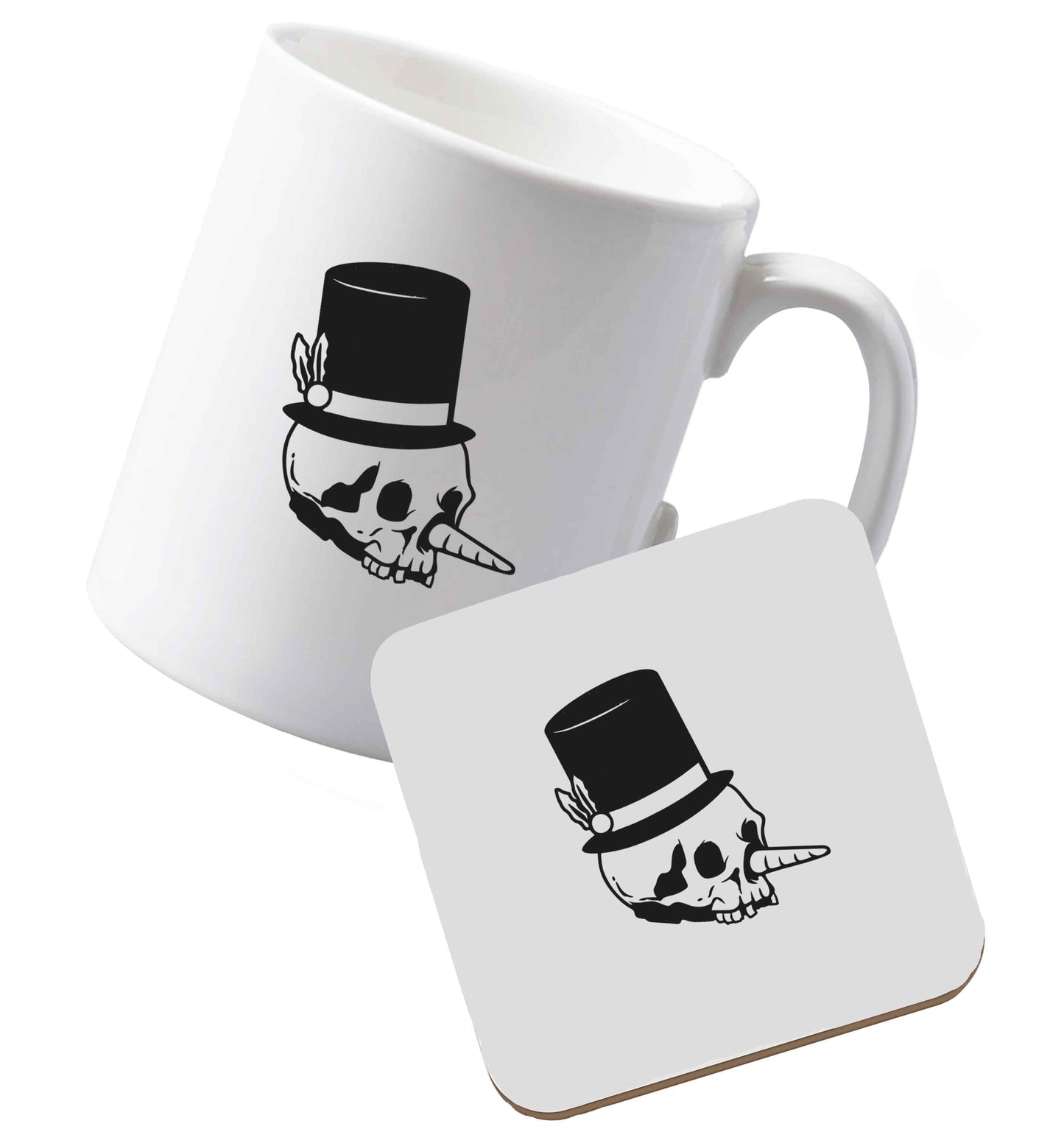 10 oz Ceramic mug and coaster Tis The Season to Drink Whisky both sides