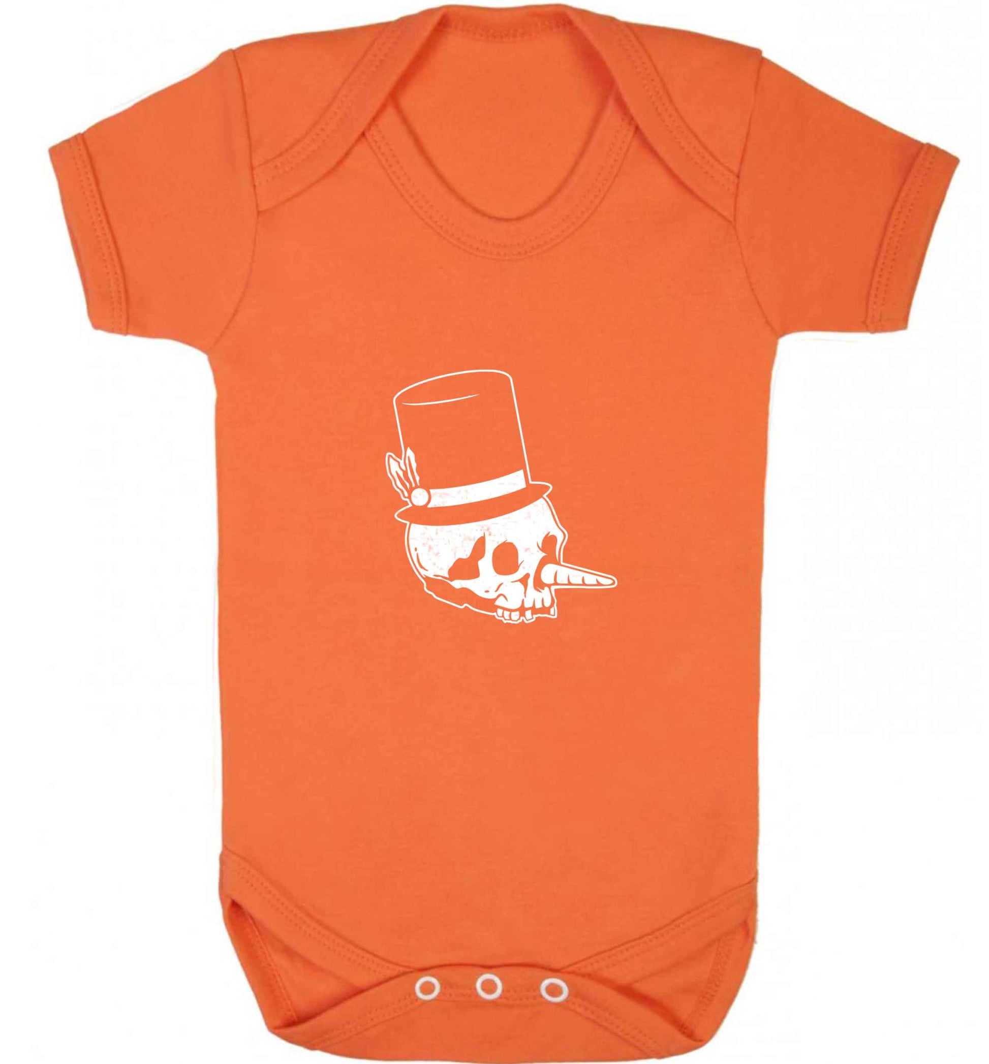 Snowman punk baby vest orange 18-24 months