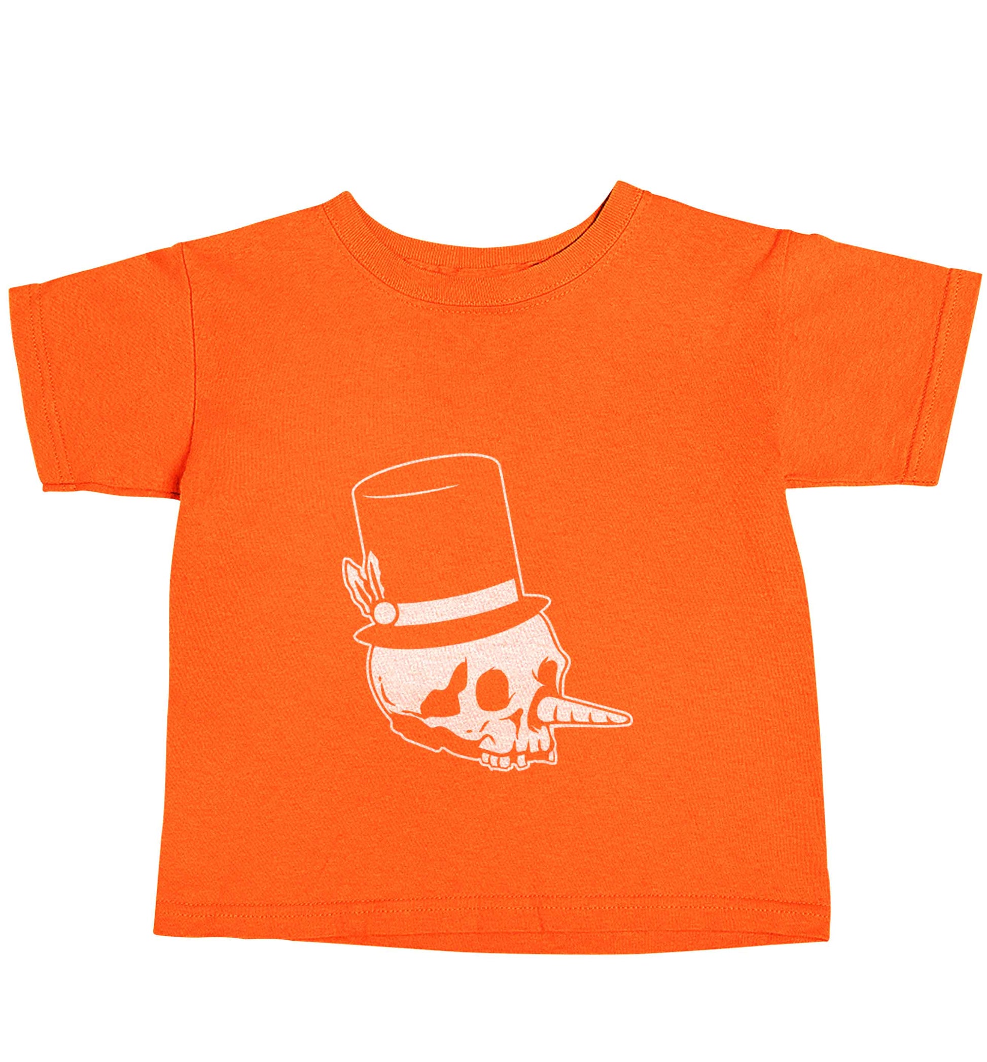 Snowman punk orange baby toddler Tshirt 2 Years