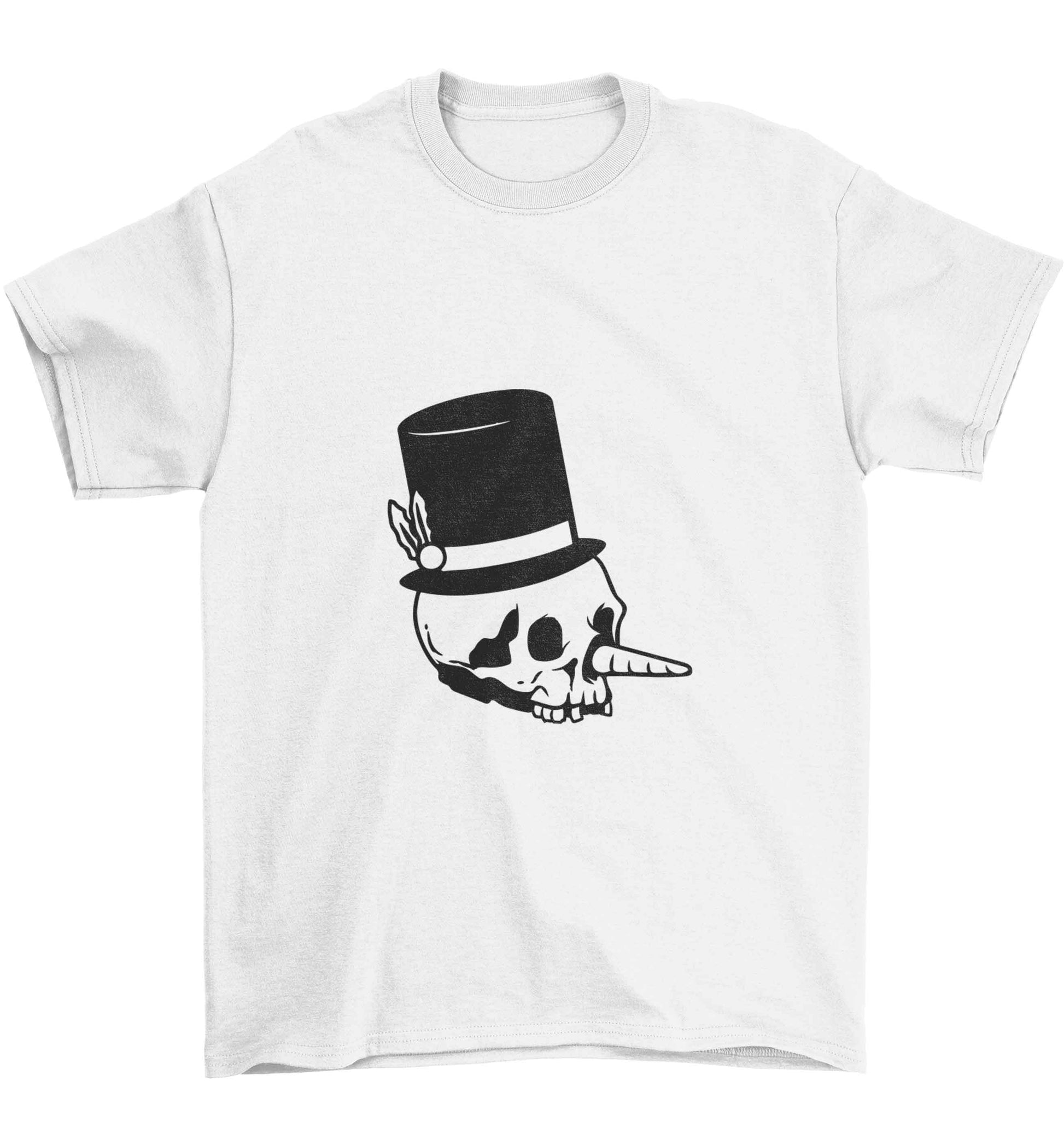 Snowman punk Children's white Tshirt 12-13 Years