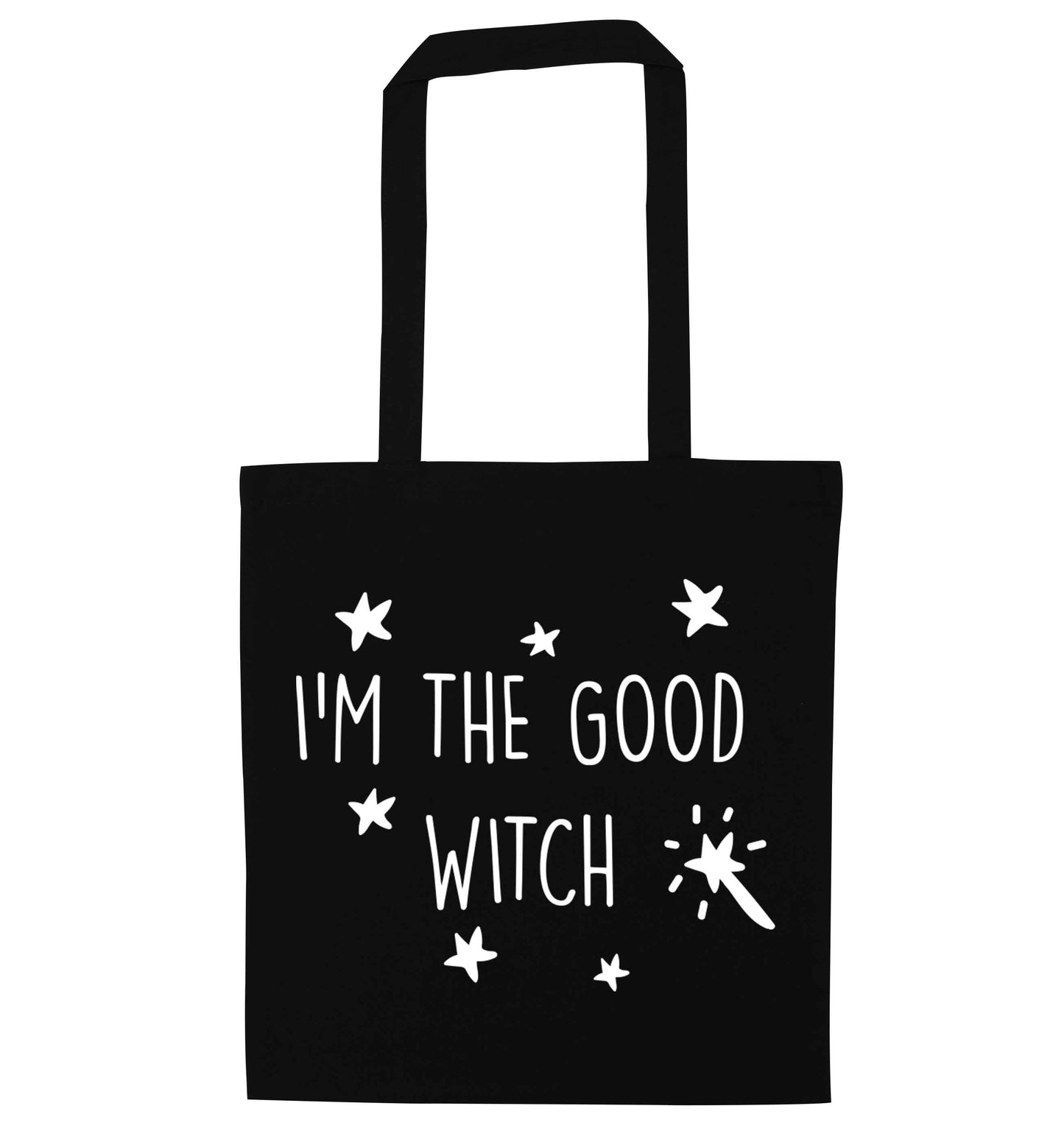 Good witch black tote bag