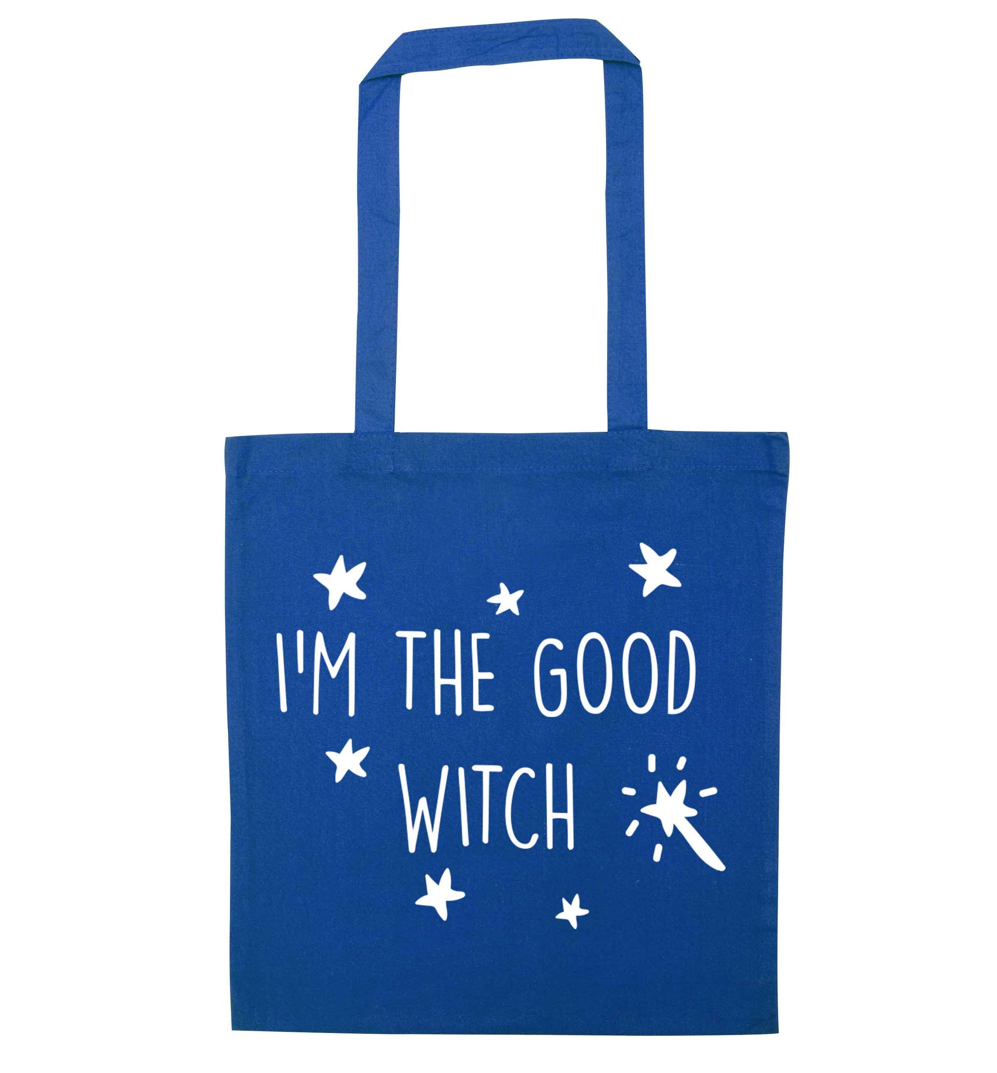 Good witch blue tote bag