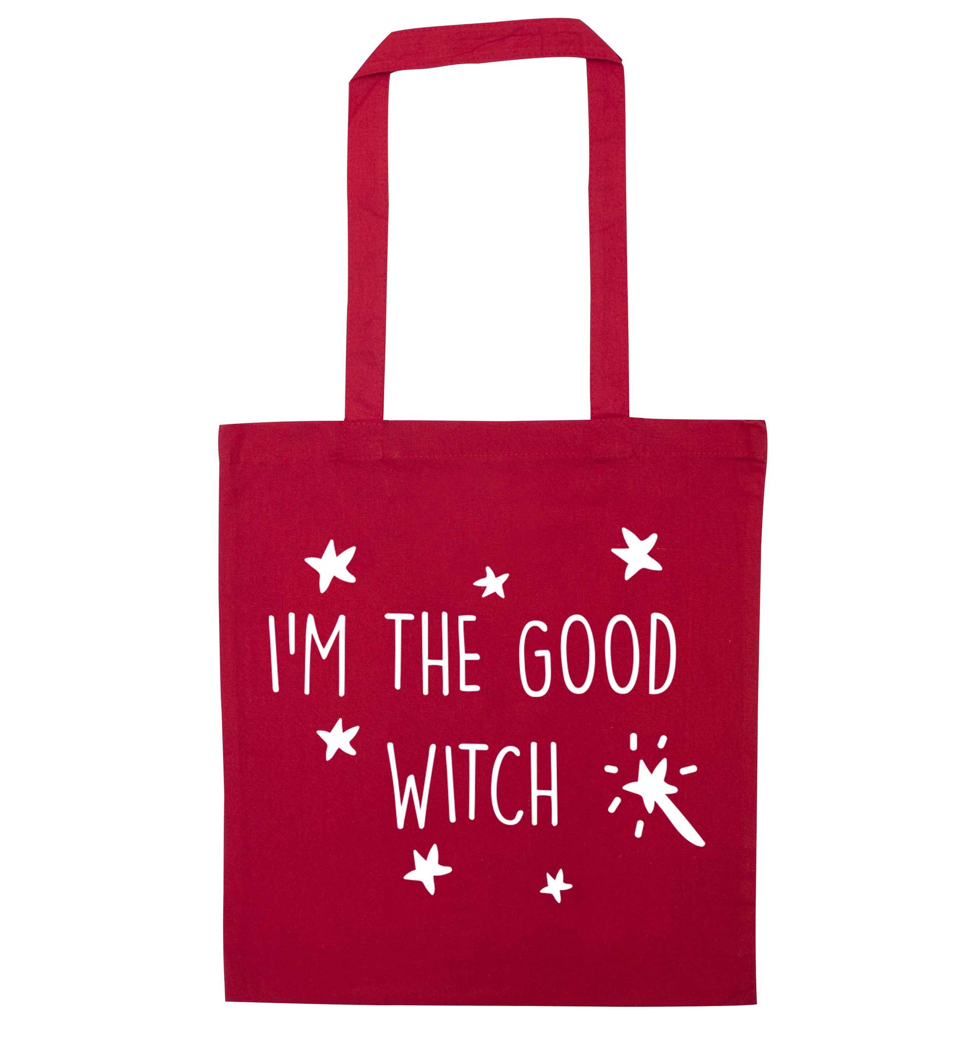 Good witch red tote bag