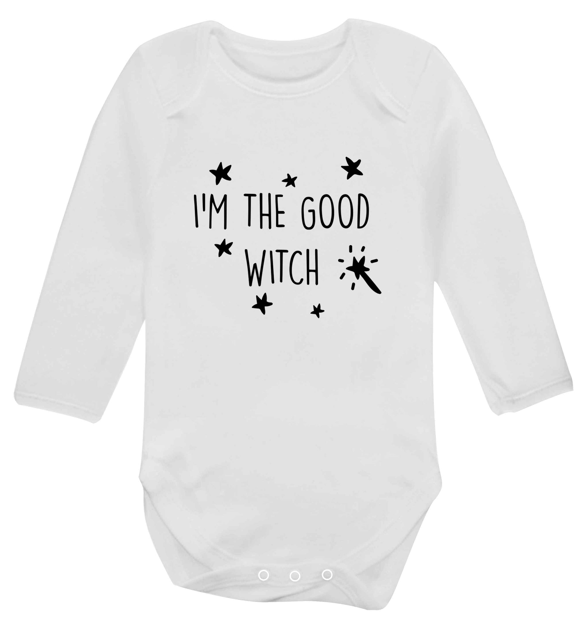 Good witch baby vest long sleeved white 6-12 months