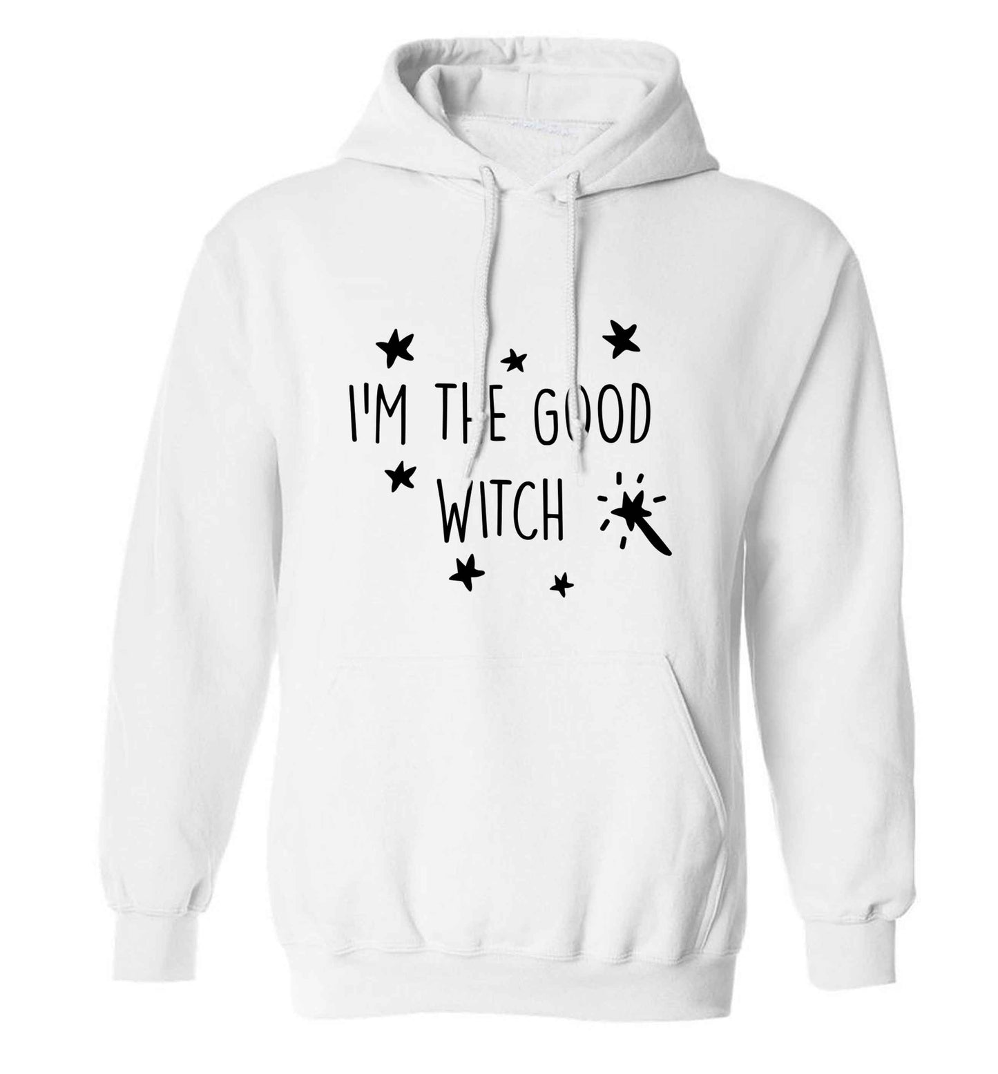Good witch adults unisex white hoodie 2XL