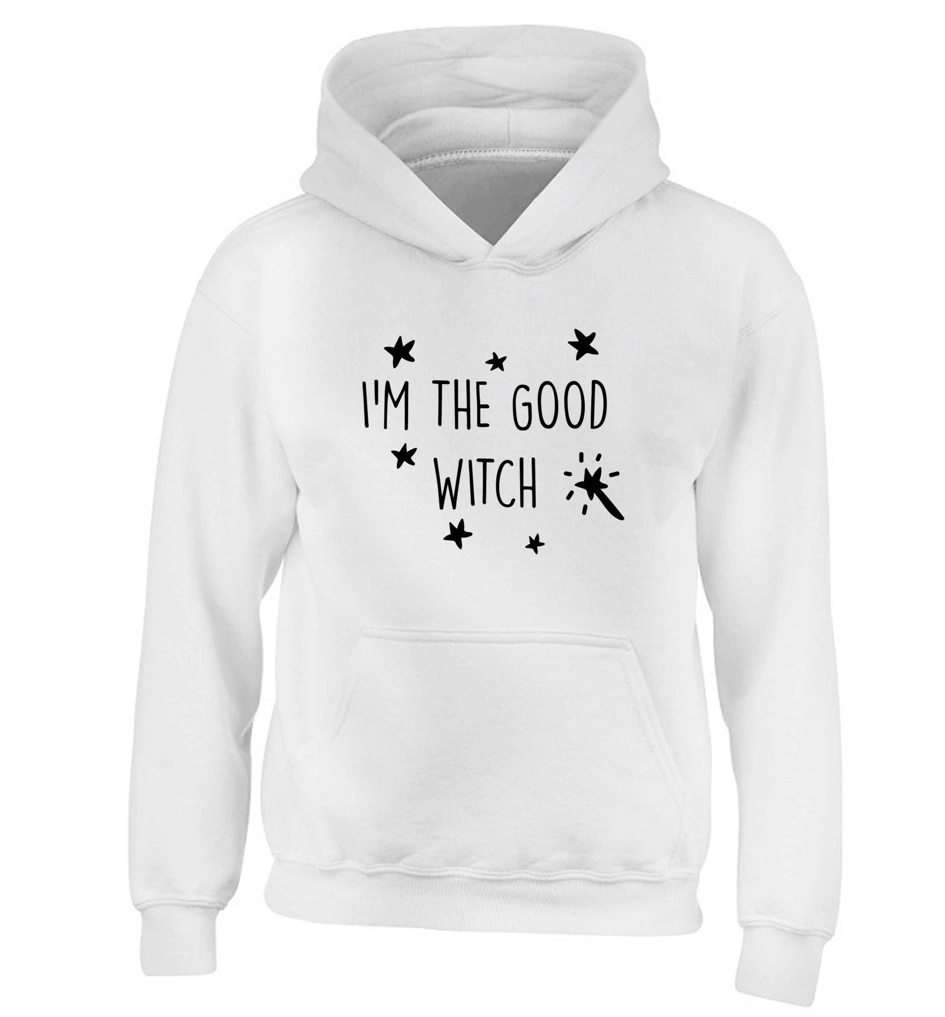 Good witch children's white hoodie 12-13 Years