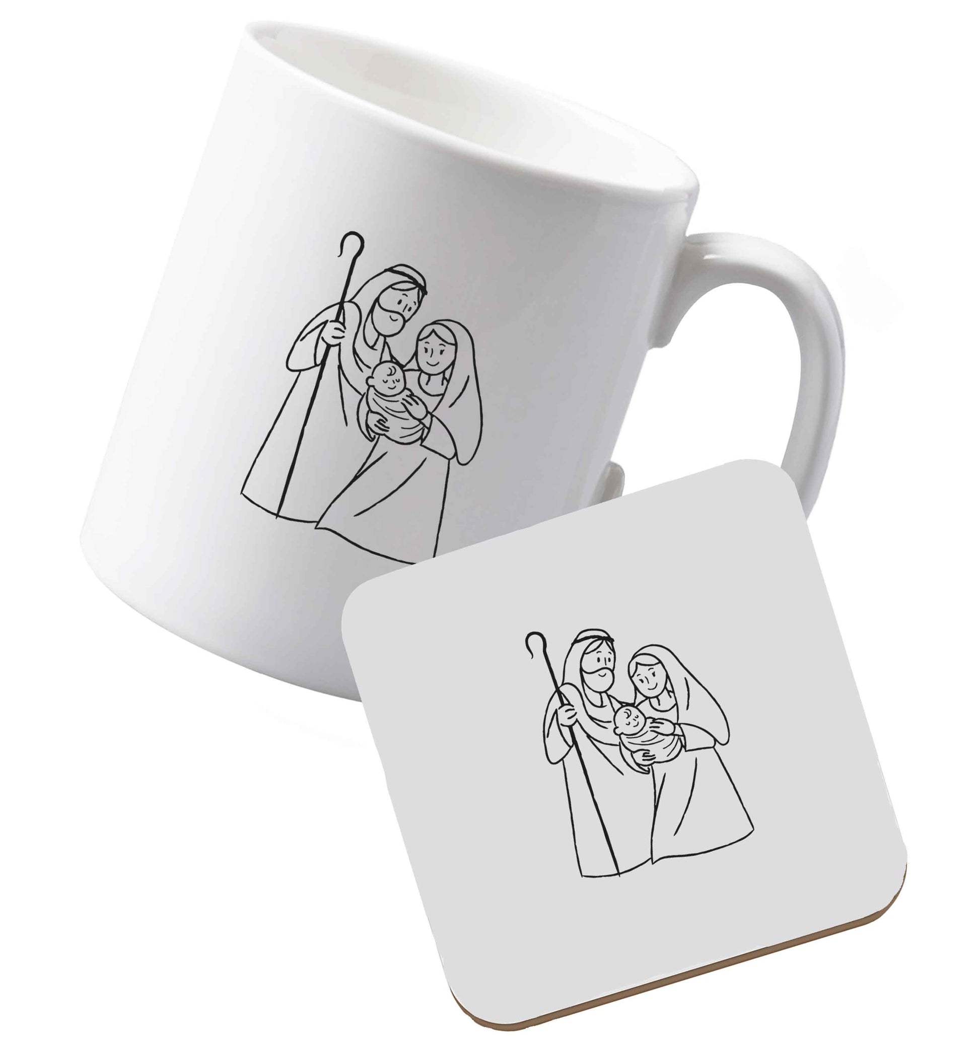 10 oz Ceramic mug and coaster Tis The Season to Drink Whisky both sides