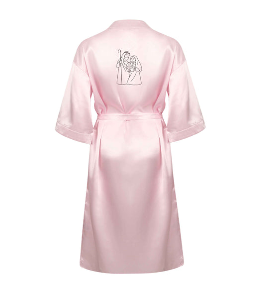 Jesus Mary and joseph XL/XXL pink ladies dressing gown size 16/18