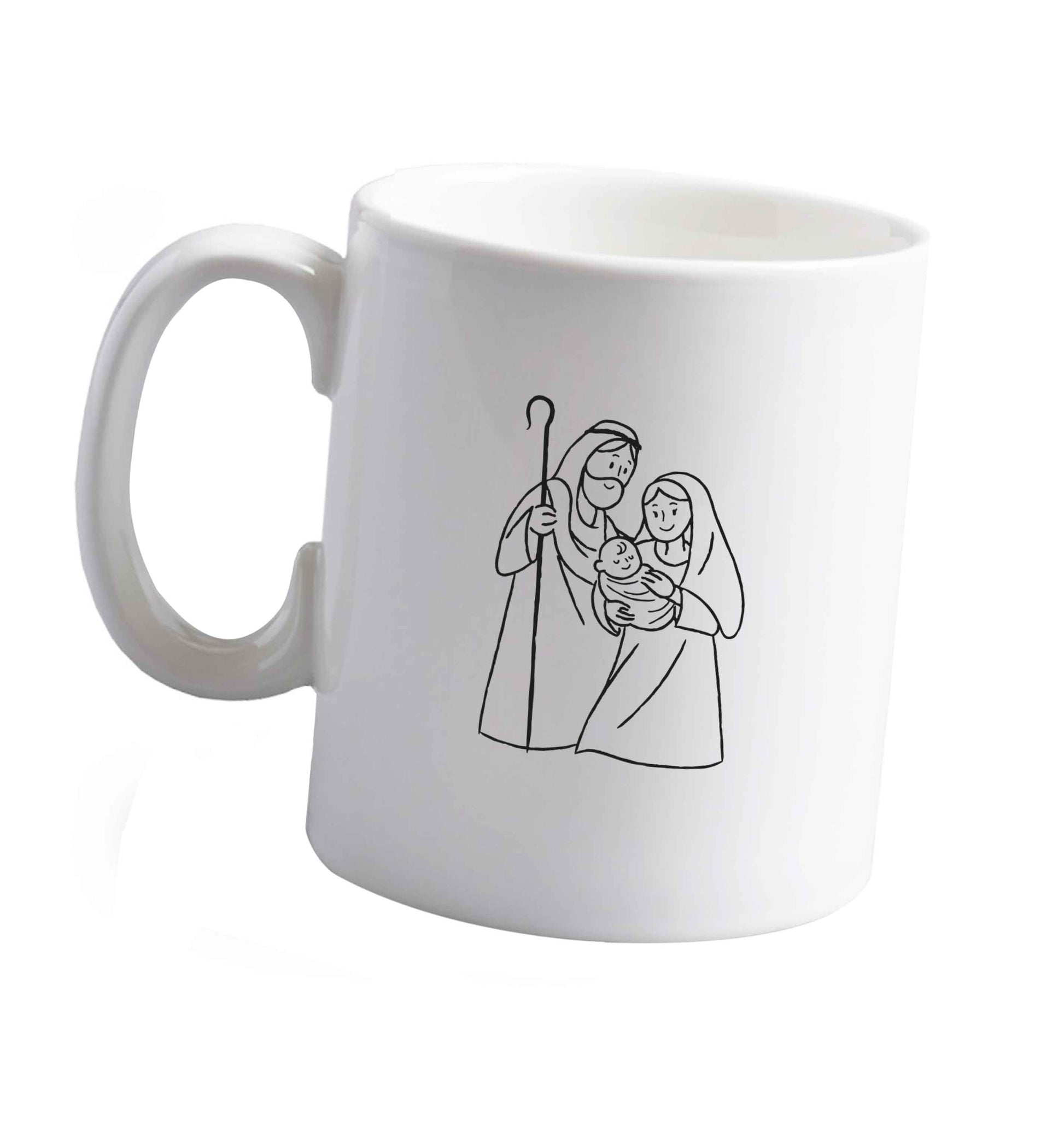 10 oz Tis The Season to Drink Whisky ceramic mug right handed