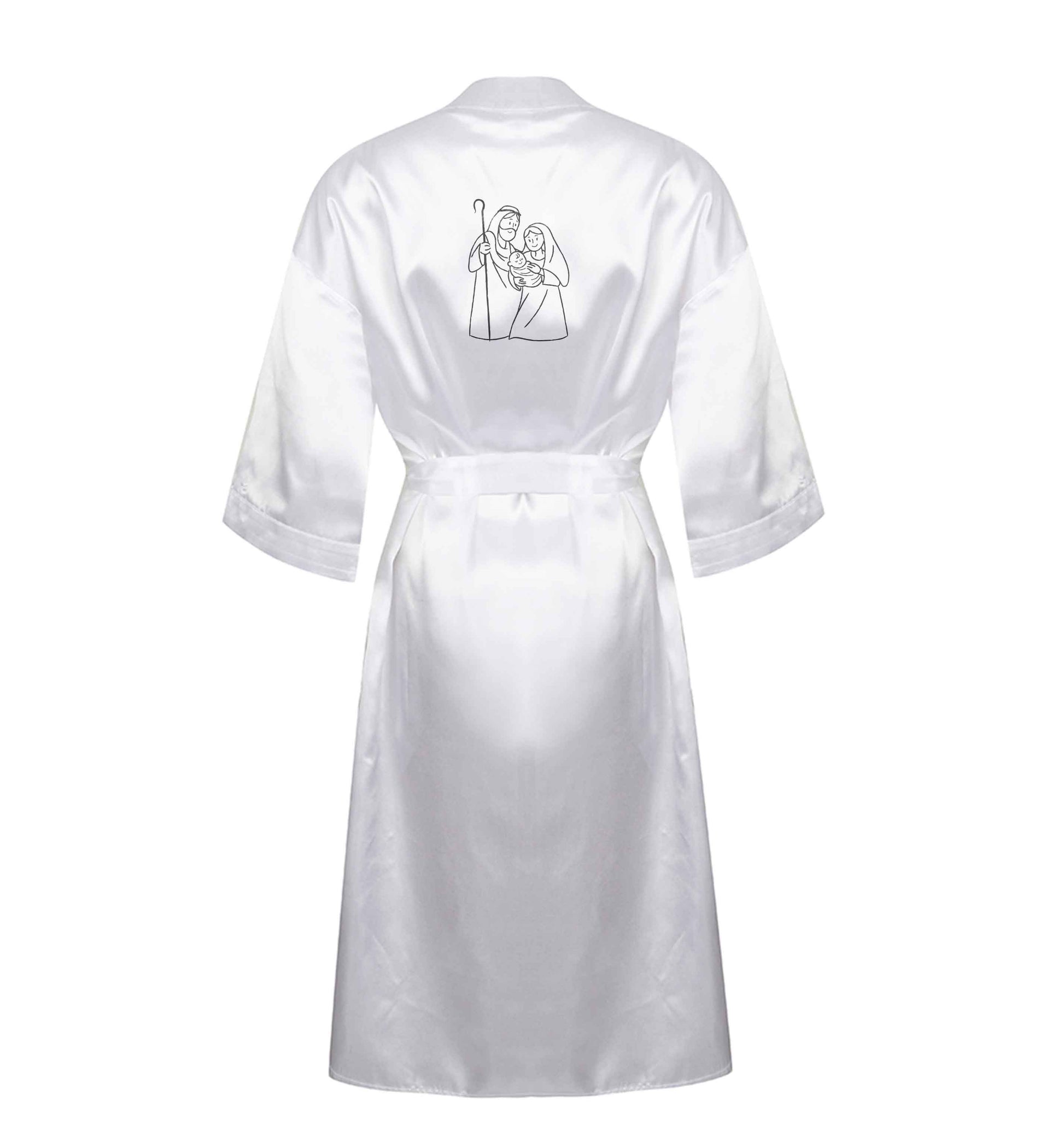 Jesus Mary and joseph XL/XXL white ladies dressing gown size 16/18