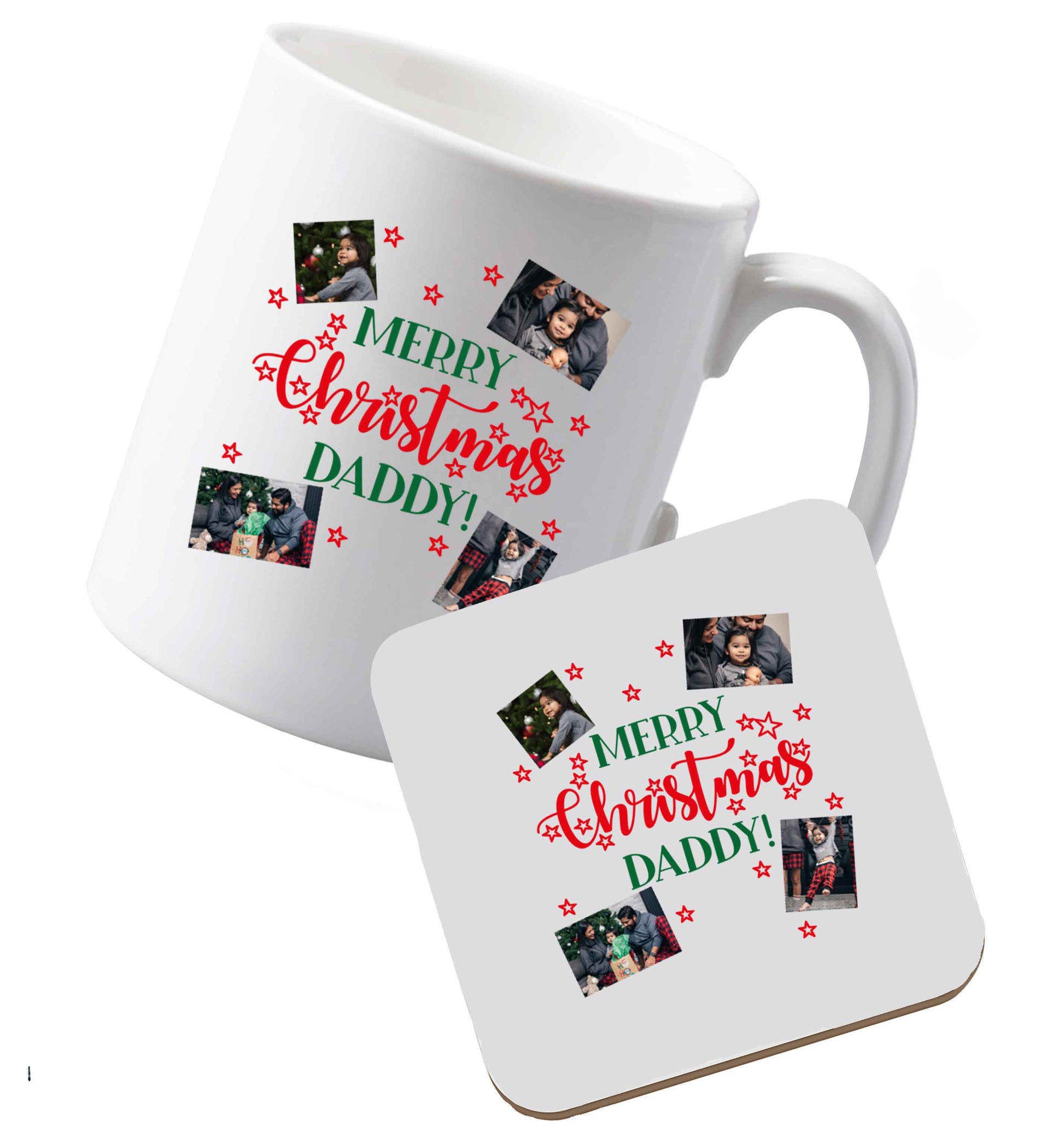 10 oz Ceramic mug and coaster Tis The Season to Drink Whisky both sides