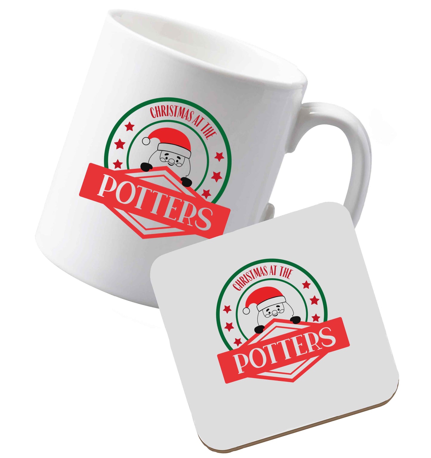 10 oz Ceramic mug and coaster Tis The Season to Drink Whisky both sides