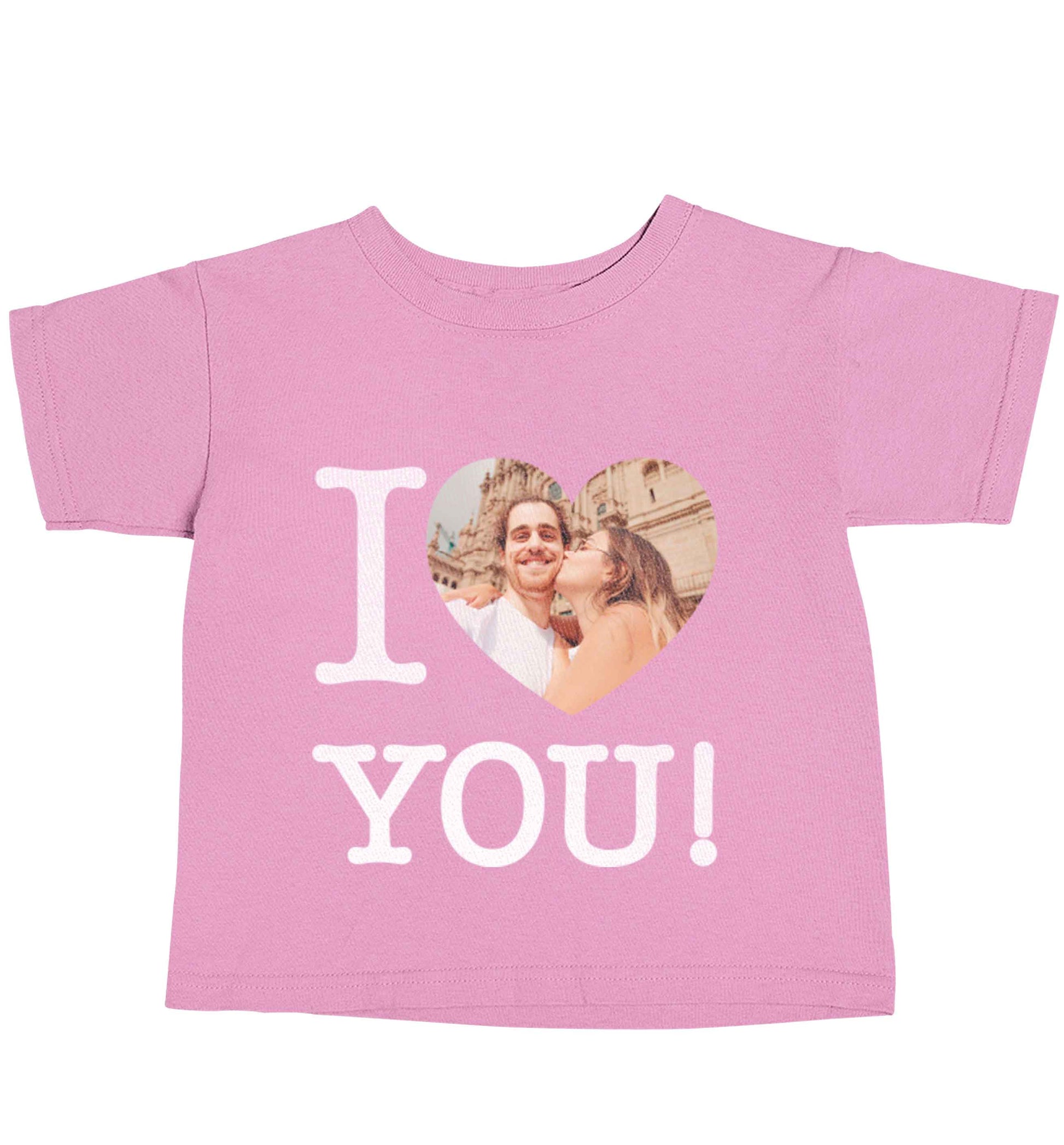 I love you light pink baby toddler Tshirt 2 Years