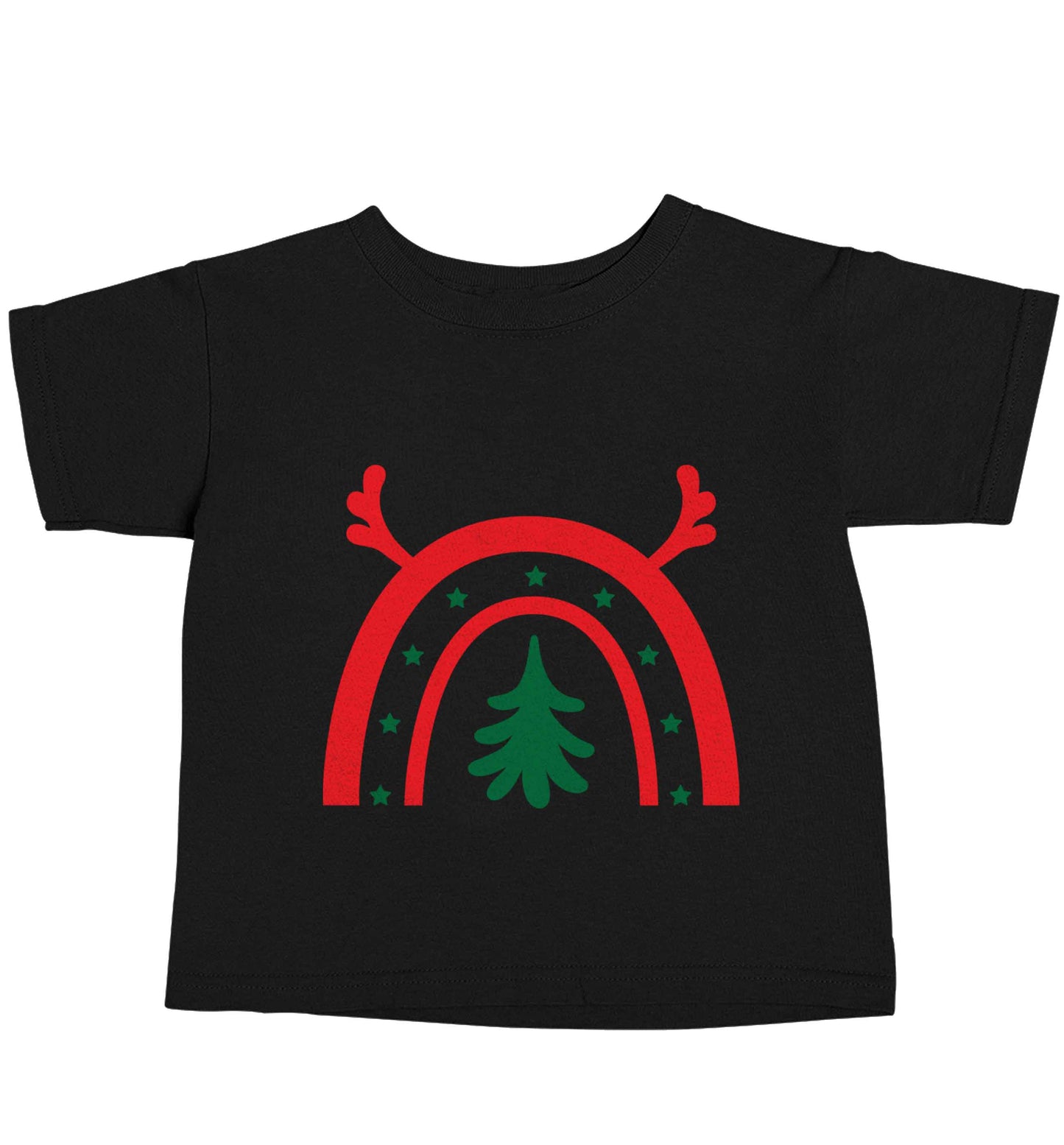 Christmas rainbow Black baby toddler Tshirt 2 years