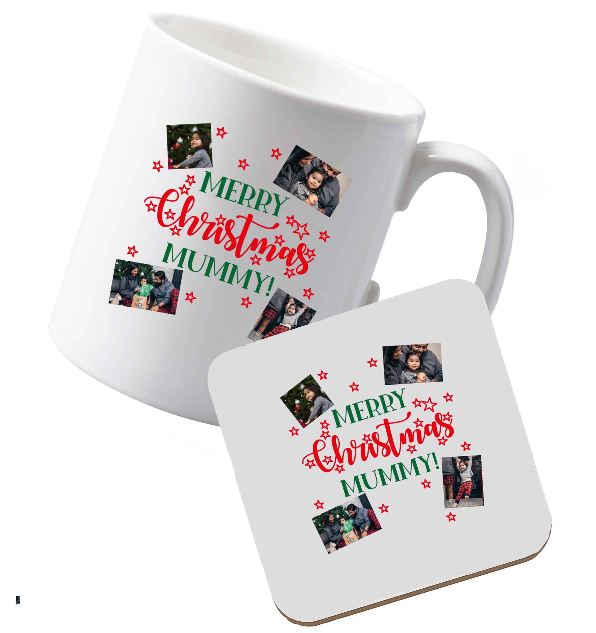 10 oz Ceramic mug and coaster Tis The Season to Drink Whisky both sides