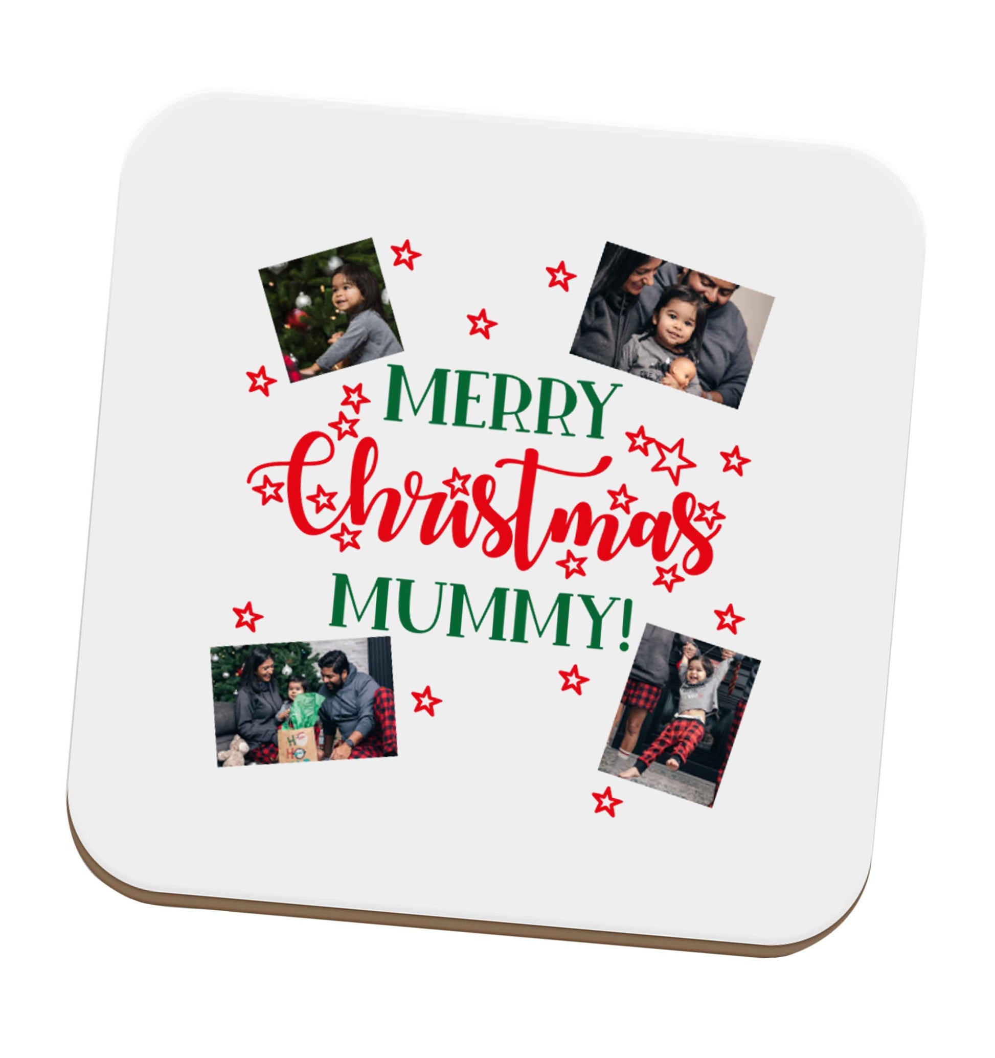 Merry Christmas Mummy set of four coasters