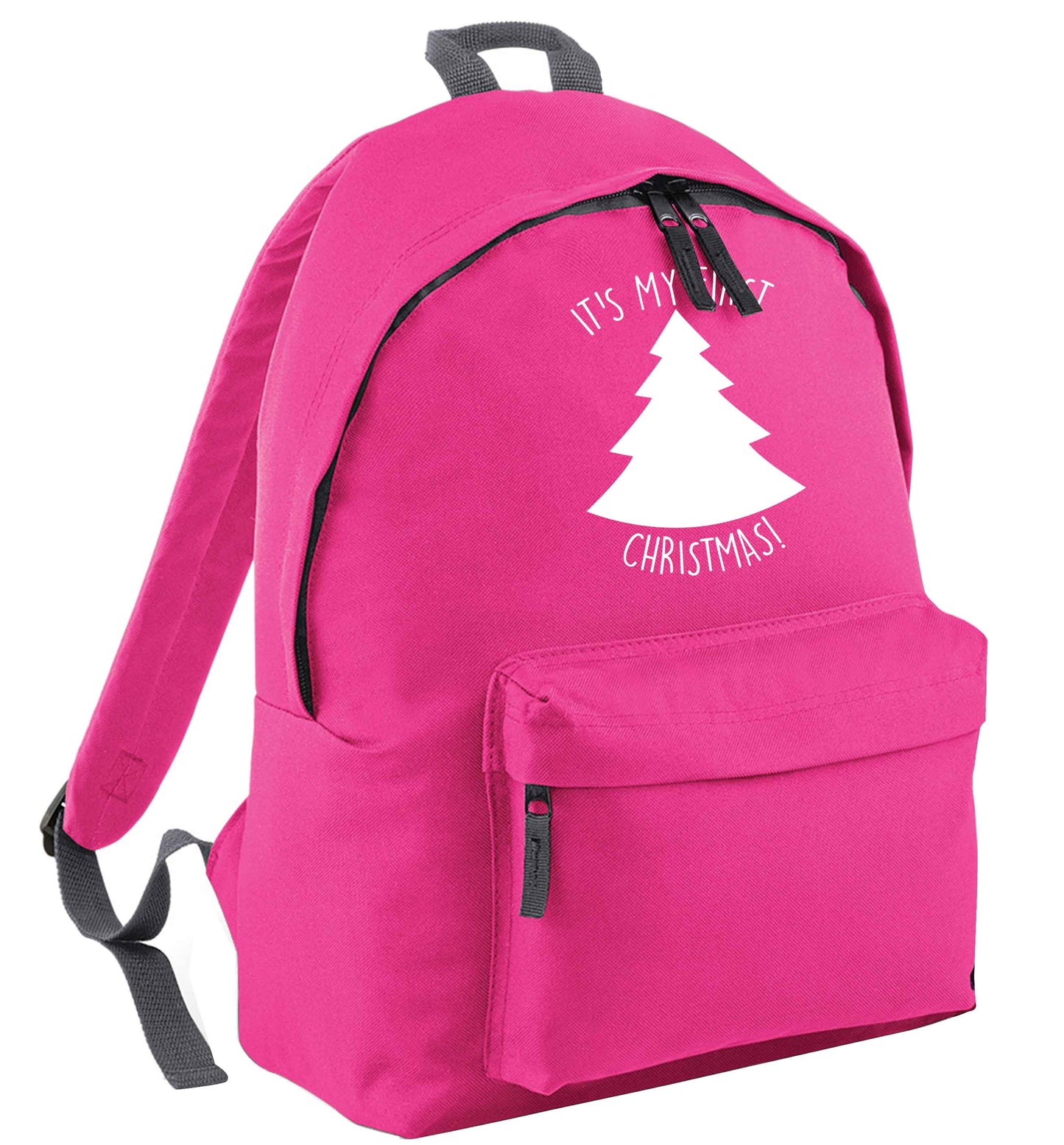It's my first Christmas - tree pink adults backpack