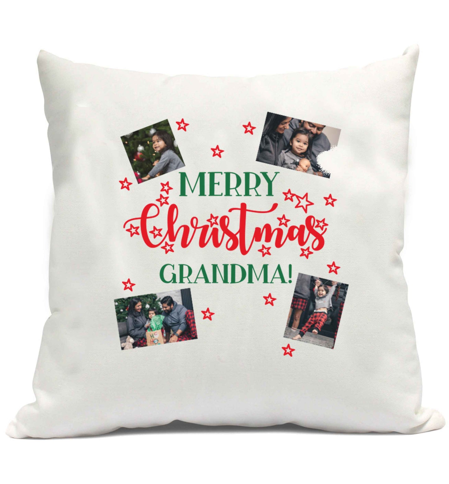 Merry Christmas grandma cushion cover and filling