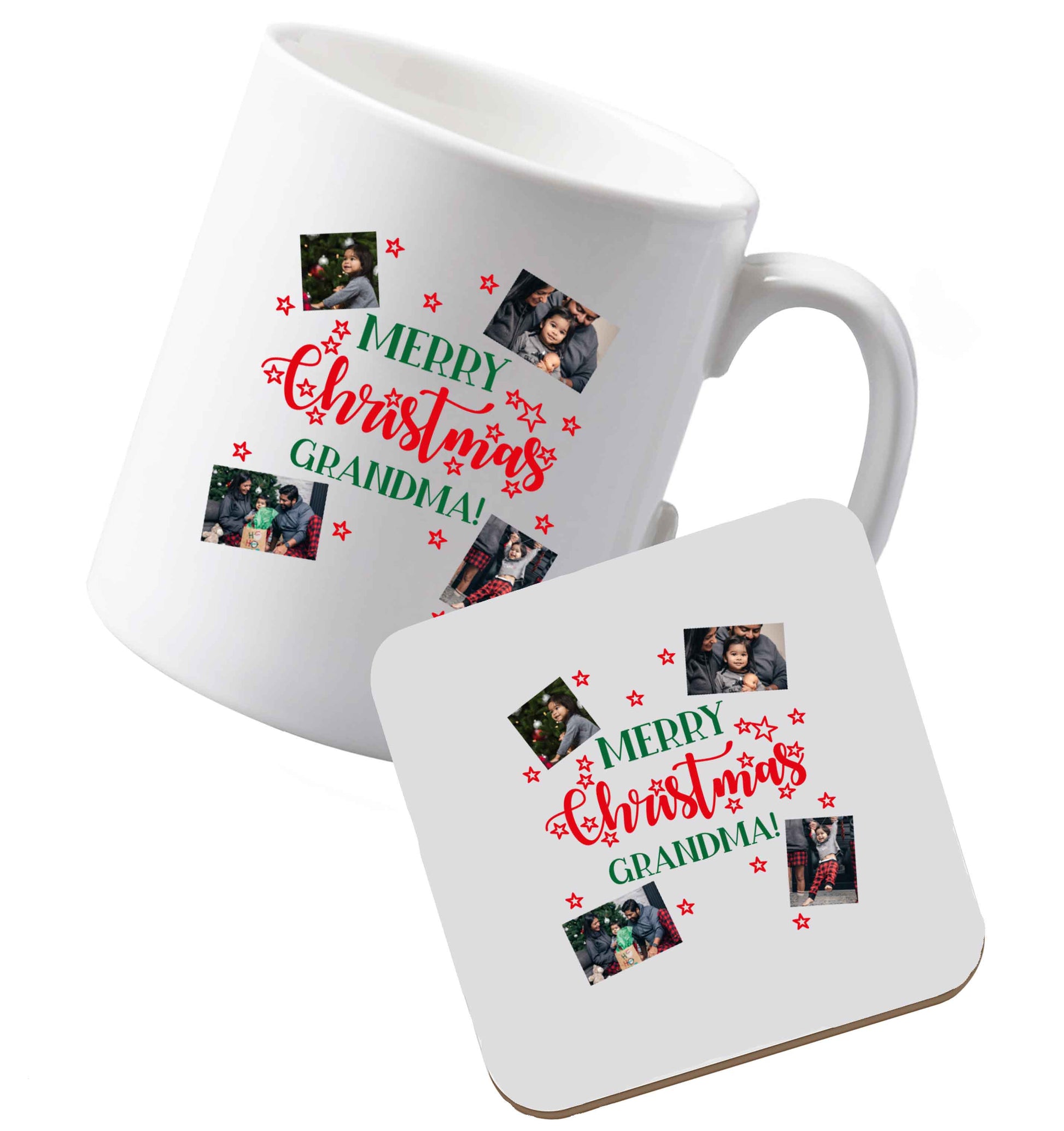 10 oz Ceramic mug and coaster Tis The Season to Drink Whisky both sides