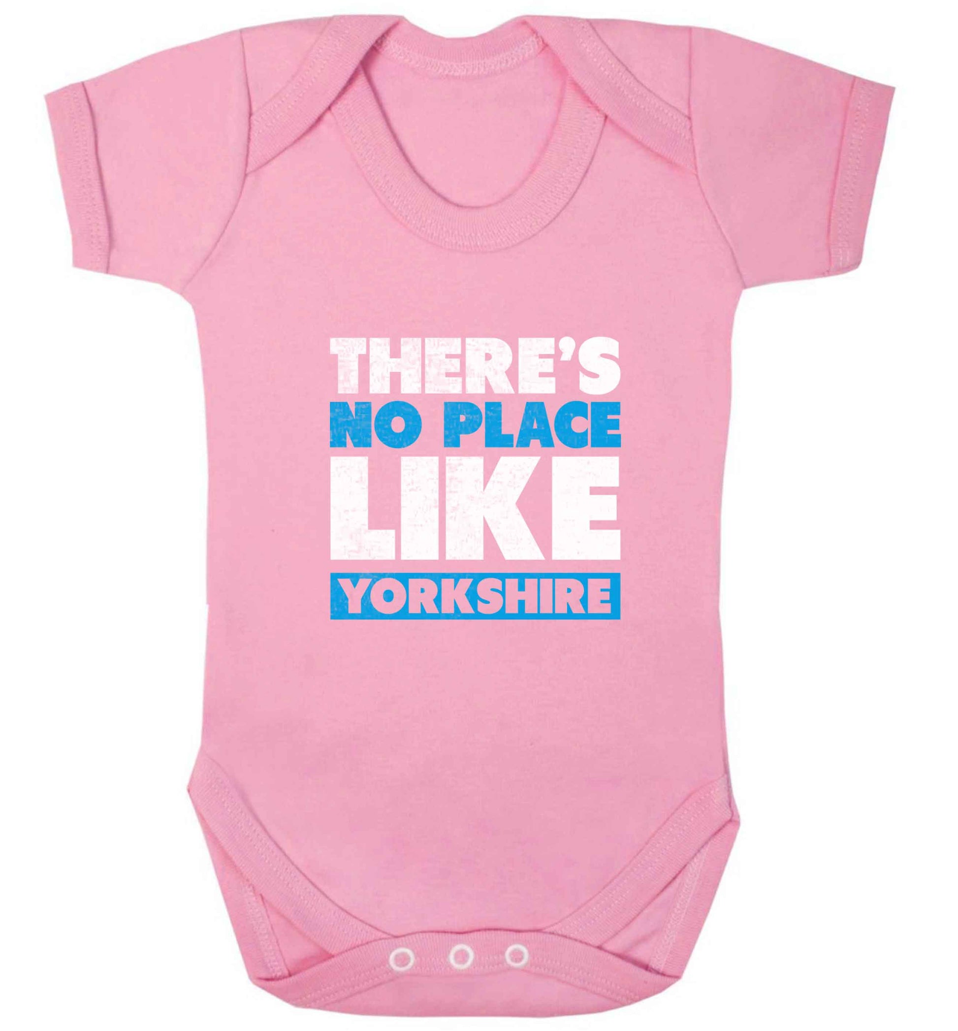 There's no place like Yorkshire baby vest pale pink 18-24 months