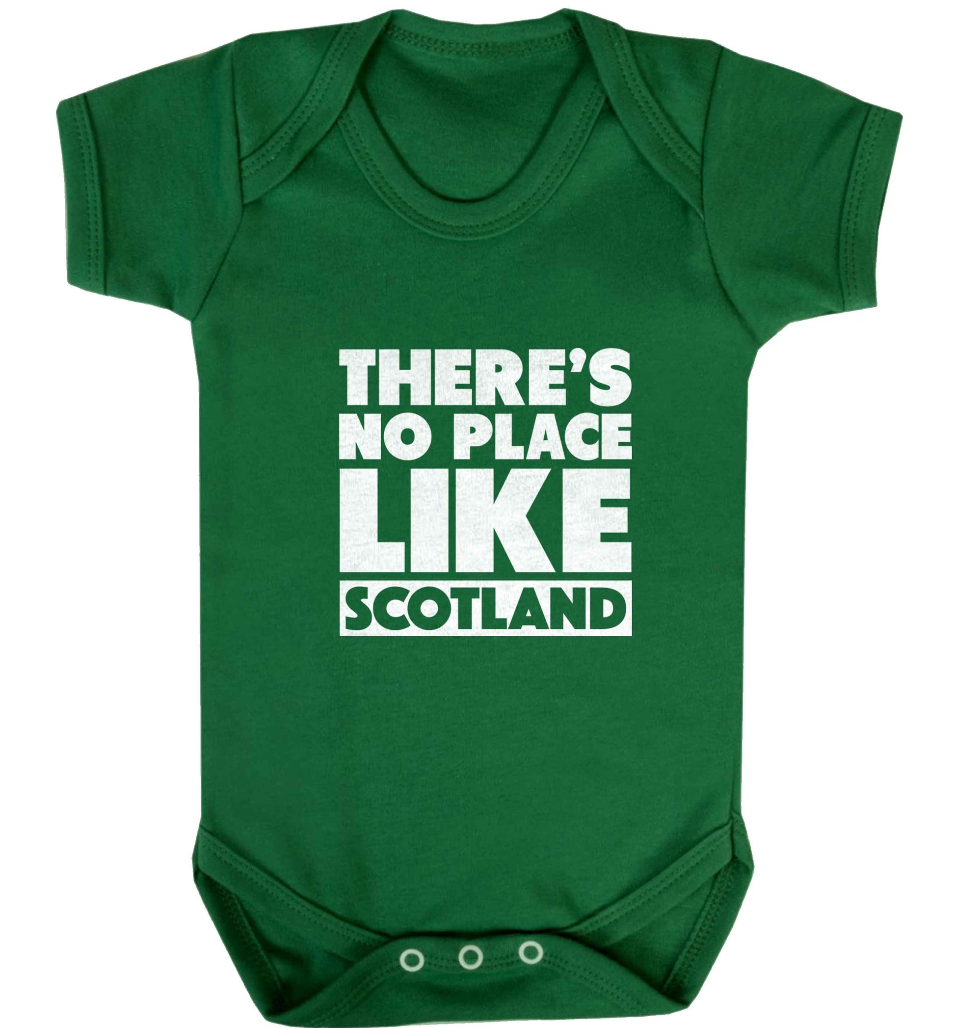 There's no place like Scotland baby vest green 18-24 months
