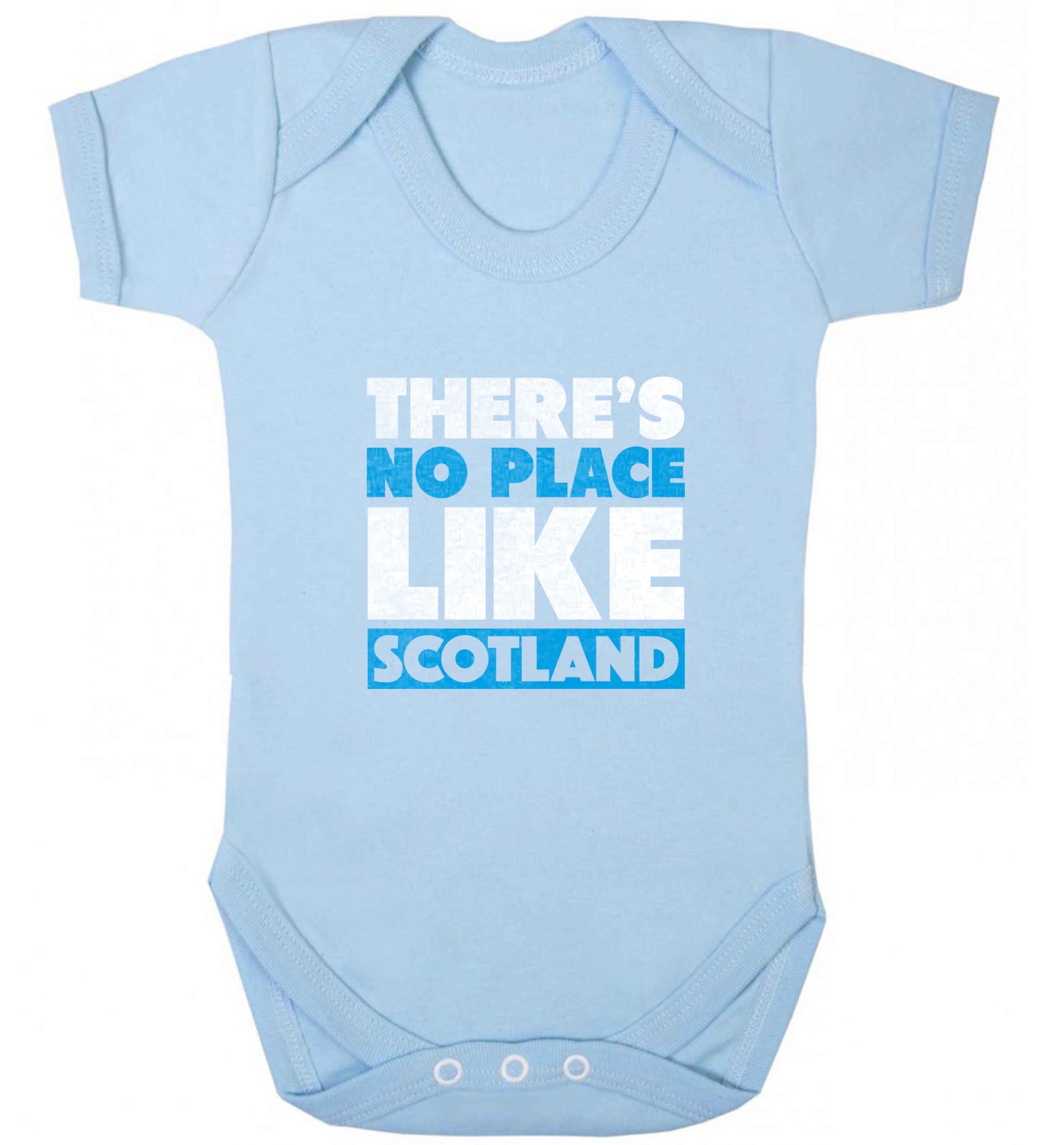 There's no place like Scotland baby vest pale blue 18-24 months